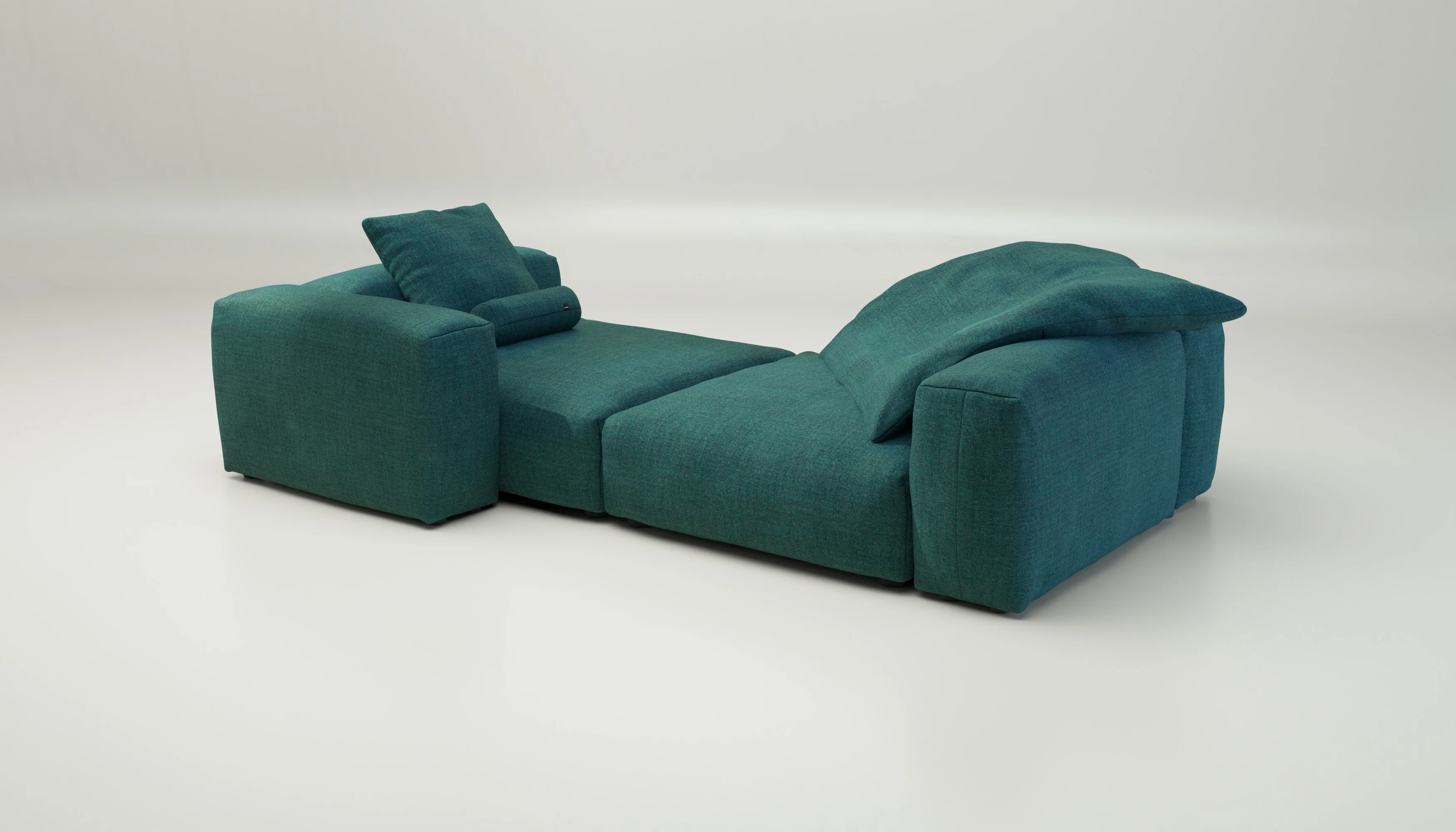vetsak | Sofa Set 02 XLarge - Pique - Cedar | Modular Sofa | 3.5 Seater | Big Sofa - Image 4