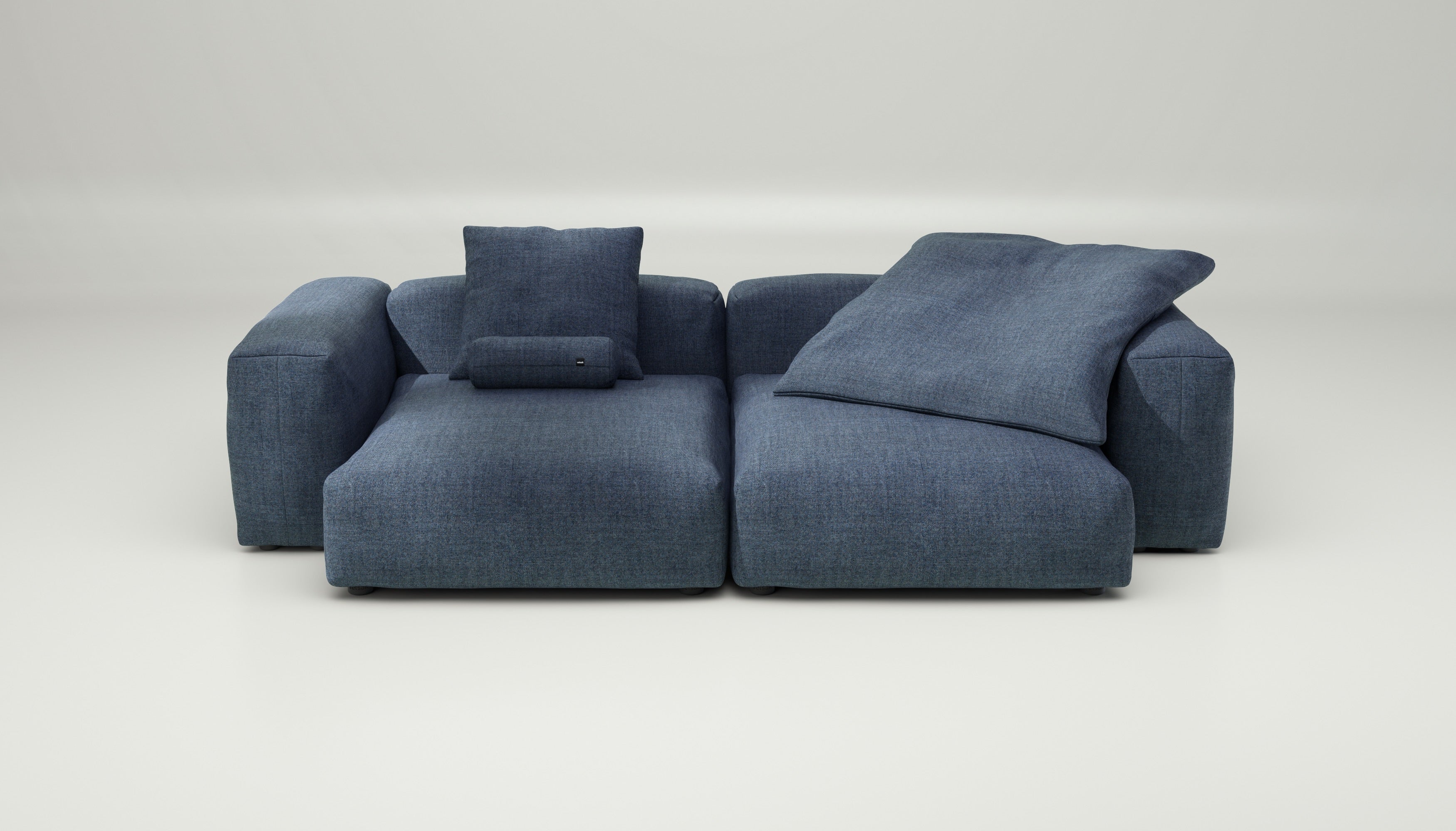 vetsak | Sofa Set 02 XLarge - Pique - Dark Blue | Modular Sofa | 3.5 Seater | Big Sofa