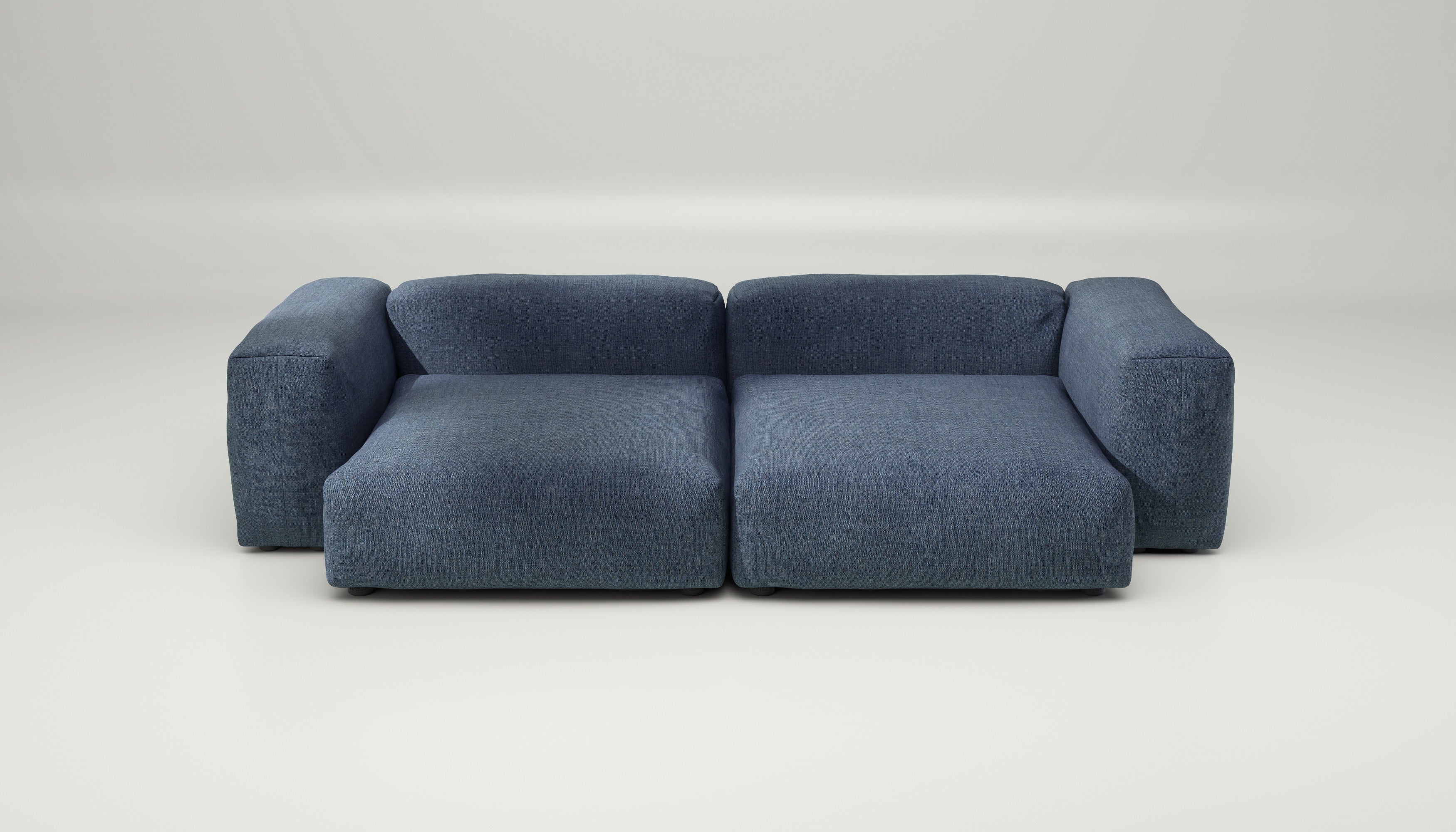 vetsak | Sofa Set 02 XLarge - Pique - Dark Blue | Modular Sofa | 3.5 Seater | Big Sofa - Image 2