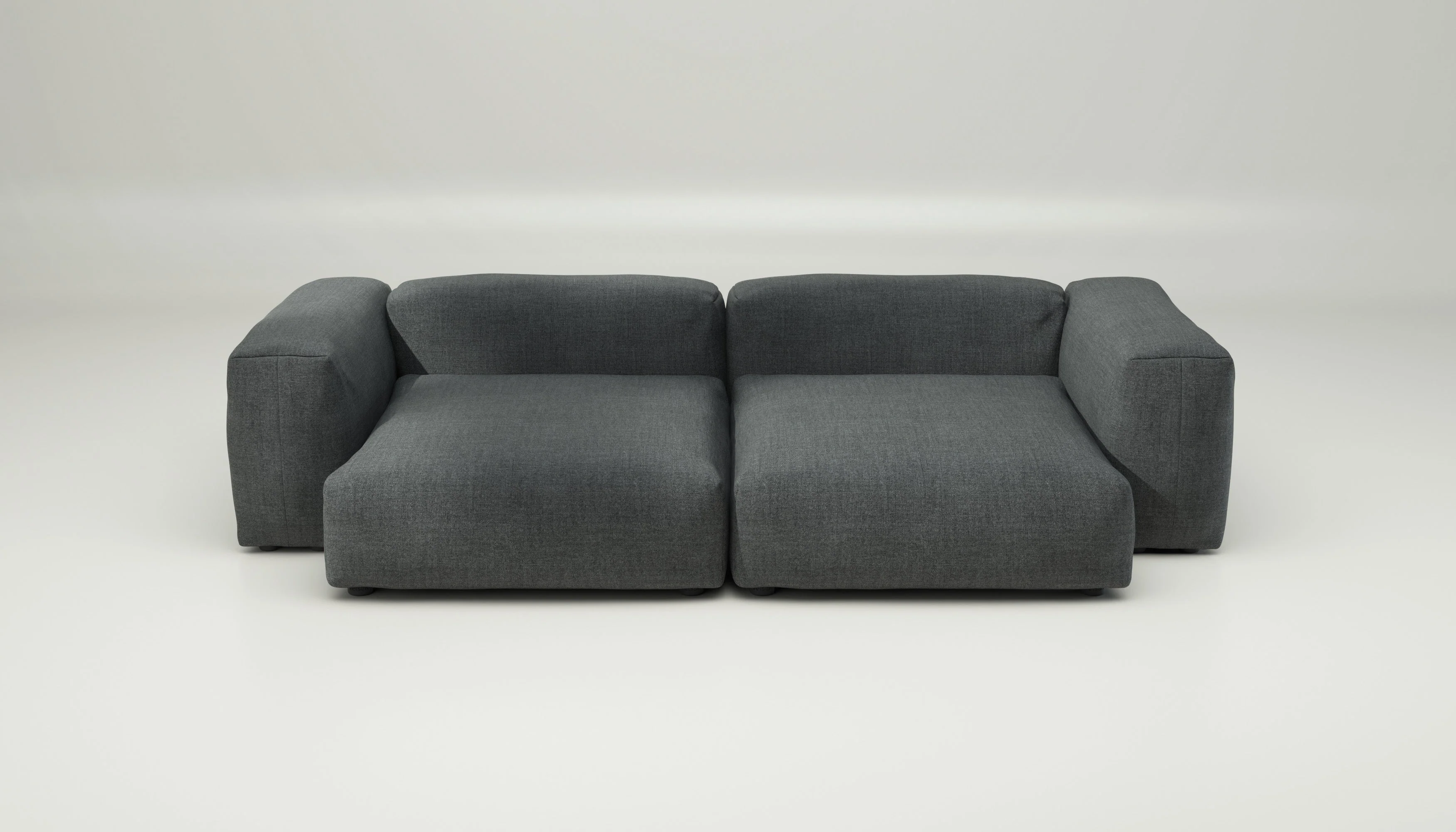 vetsak | Sofa Set 02 XLarge - Pique - Dark Grey | Modular Sofa | 3.5 Seater | Big Sofa - Image 2