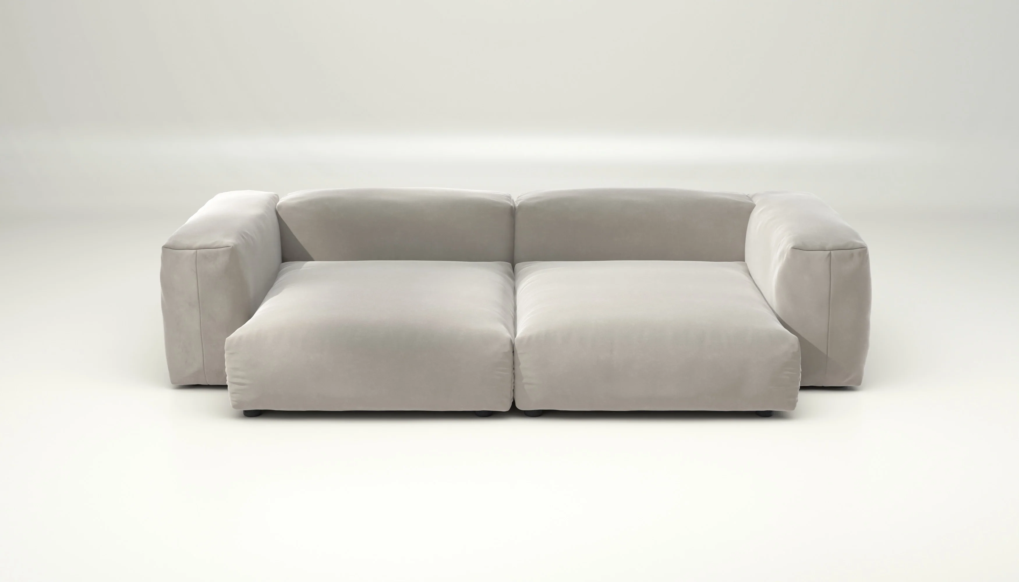 vetsak | Sofa Set 02 XLarge - Suave - Clay | Modulares Sofa | 3.5 Sitzer | Big Sofa - Image 2