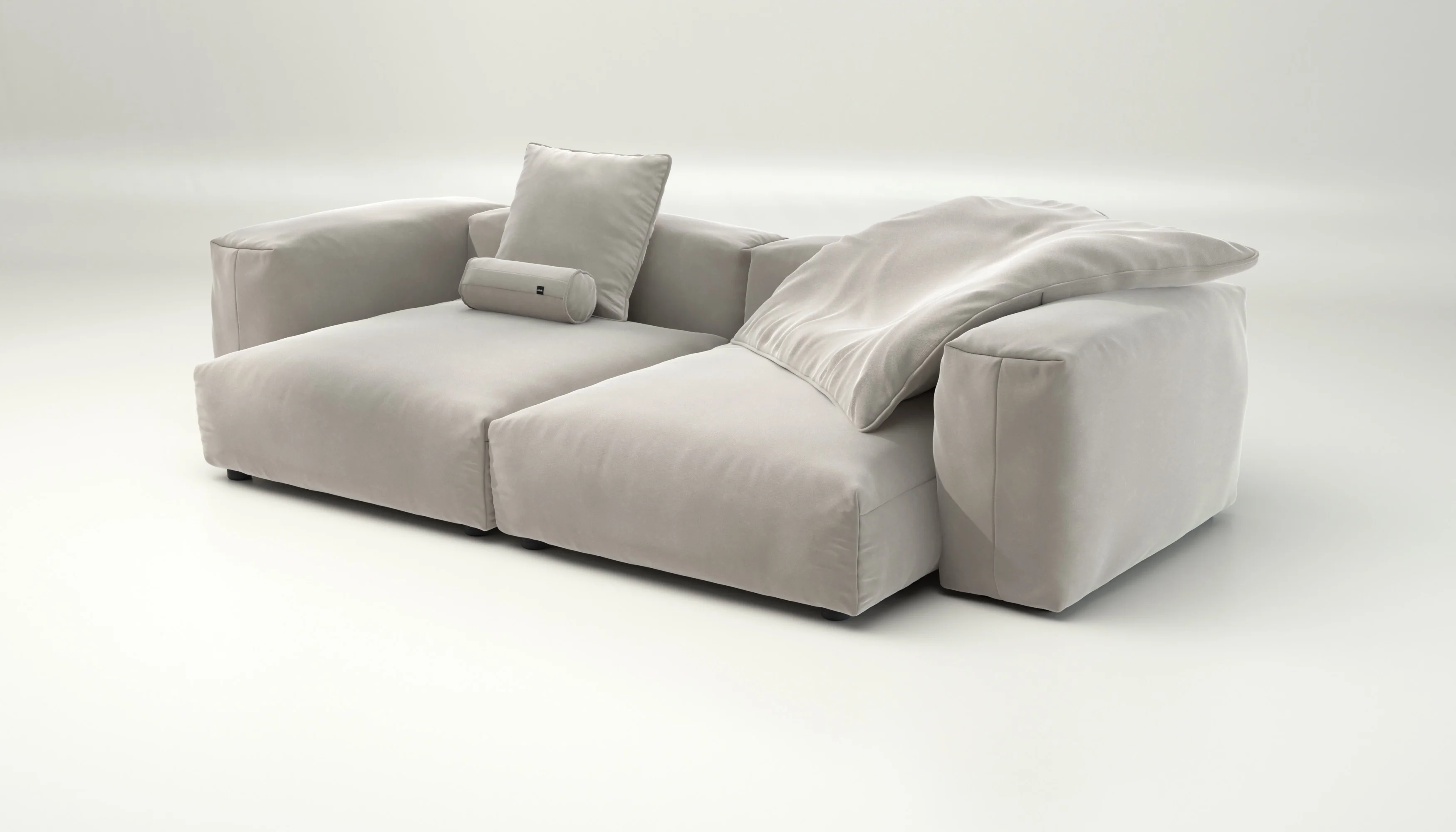 vetsak | Sofa Set 02 XLarge - Suave - Clay | Modulares Sofa | 3.5 Sitzer | Big Sofa - Image 3
