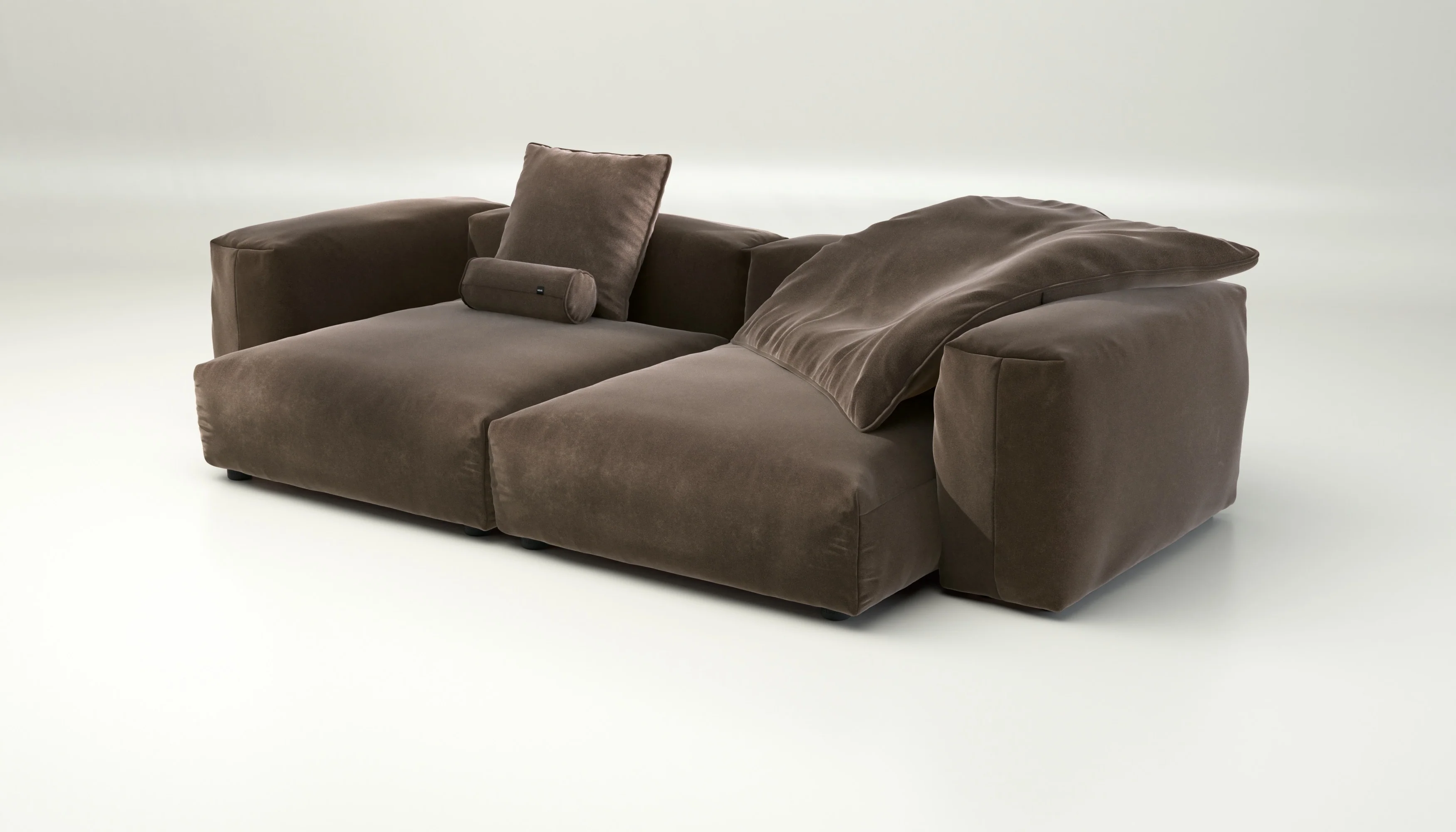 vetsak | Sofa Set 02 XLarge - Suave - Espresso | Modulares Sofa | 3.5 Sitzer | Big Sofa - Image 3