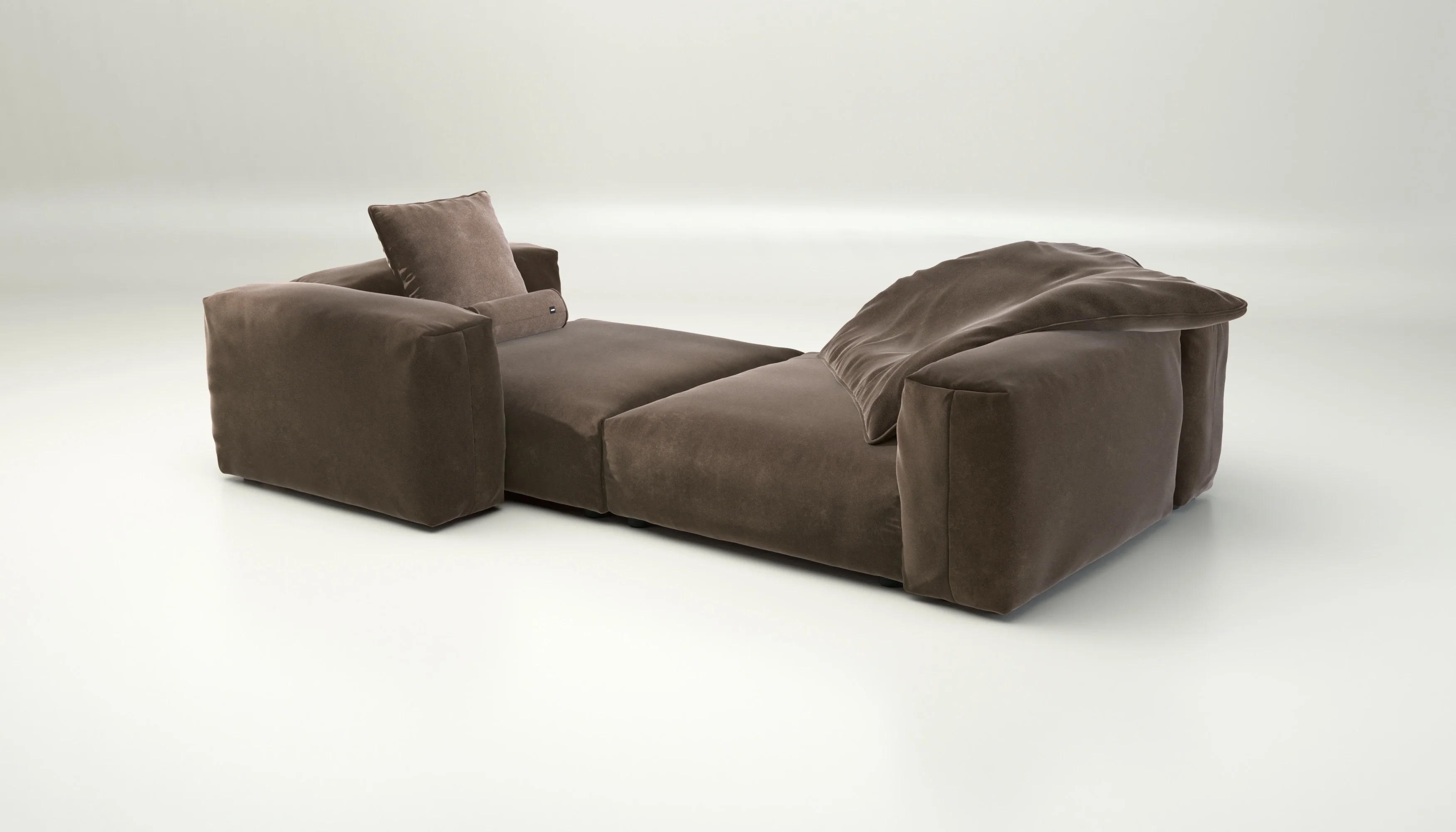 vetsak | Sofa Set 02 XLarge - Suave - Espresso | Modulares Sofa | 3.5 Sitzer | Big Sofa - Image 4