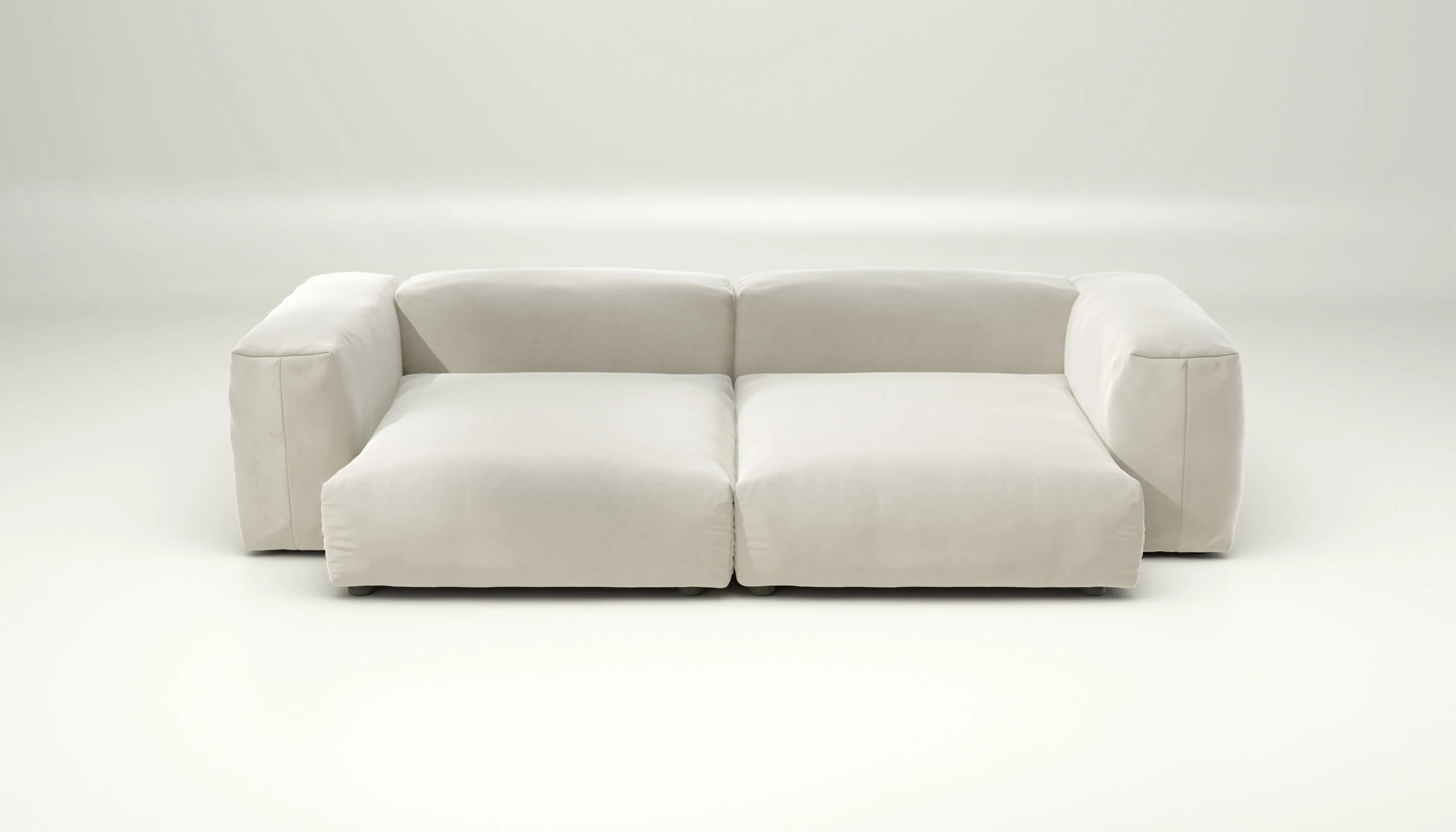 vetsak | Sofa Set 02 XLarge - Suave - Pearl | Modular Sofa | 3.5 Seater | Big Sofa - Image 2