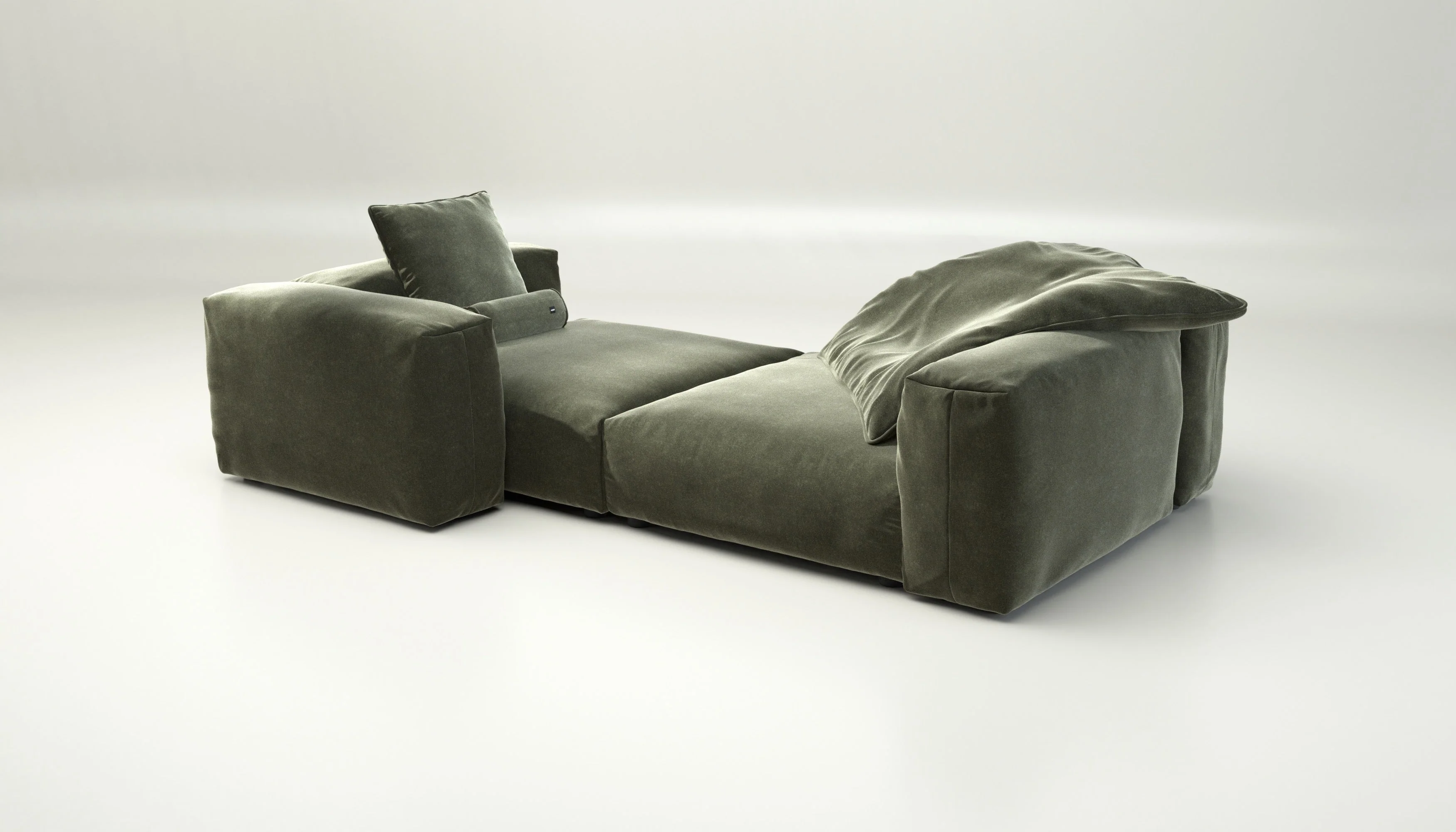 vetsak | Sofa Set 02 XLarge - Suave - Pine | Modulares Sofa | 3.5 Sitzer | Big Sofa - Image 4