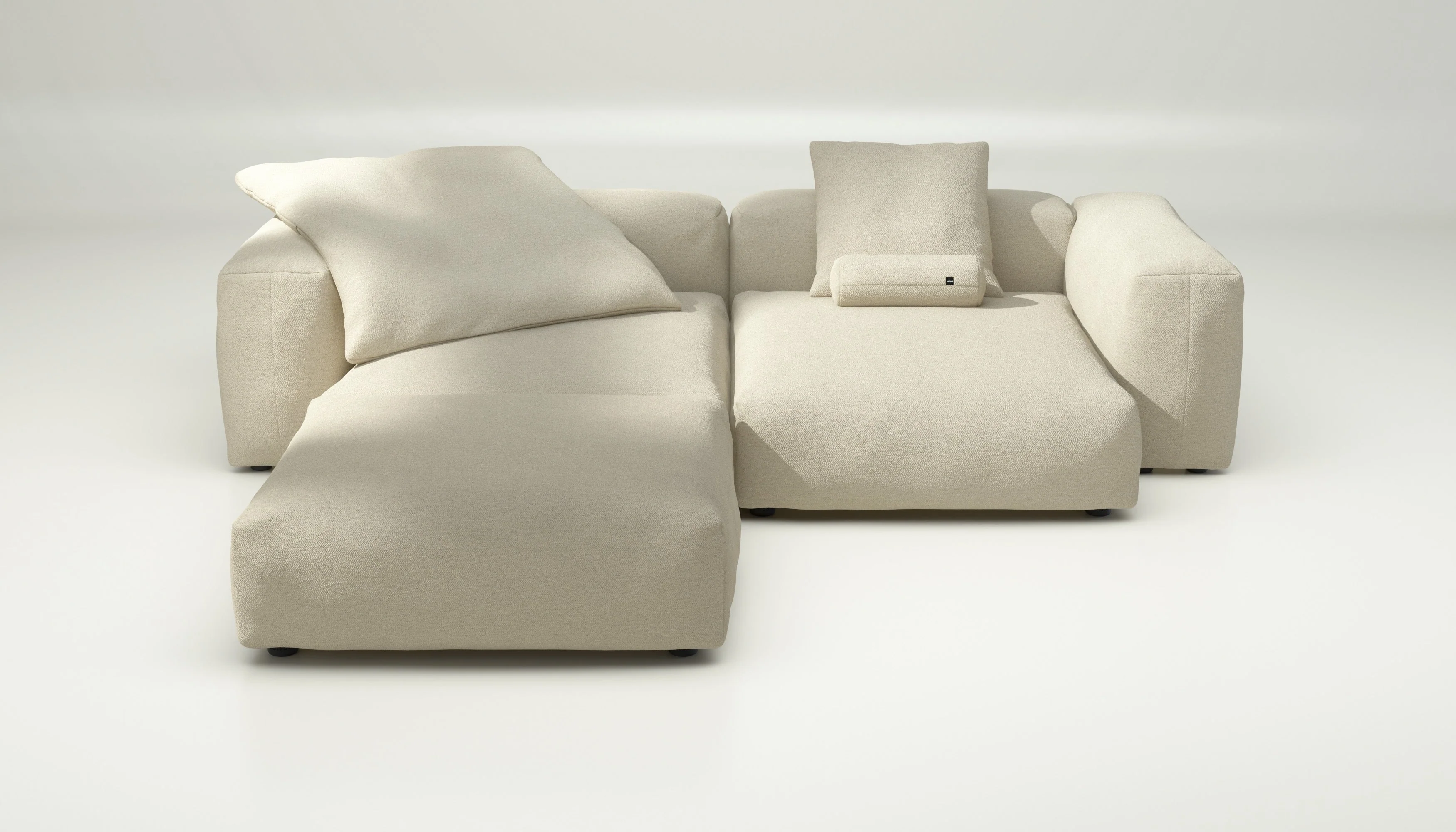 vetsak | Sofa Set 03 - Loop Loop - Duna | Modulares Sofa | 3.5 Sitzer | Big Sofa | Ecksofa