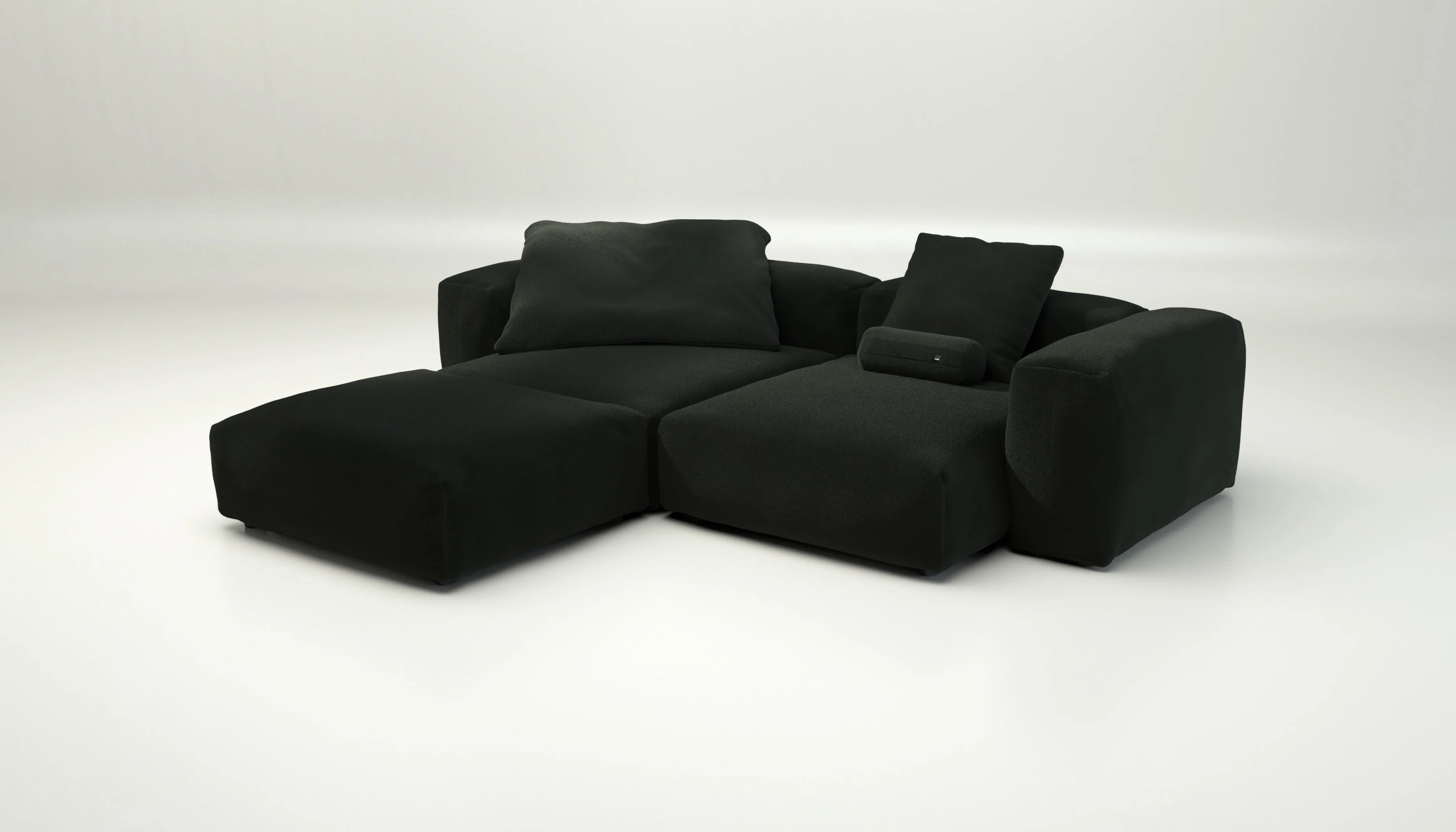 vetsak | Sofa Set 03 - Loop Loop - Mousse | Modulares Sofa | 3.5 Sitzer | Big Sofa | Ecksofa - Image 3