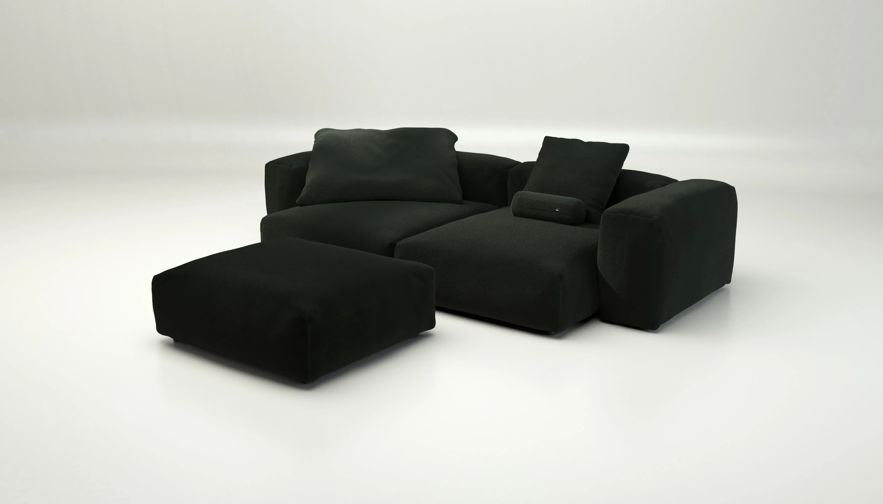vetsak | Sofa Set 03 - Loop Loop - Mousse | Modulares Sofa | 3.5 Sitzer | Big Sofa | Ecksofa - Image 4