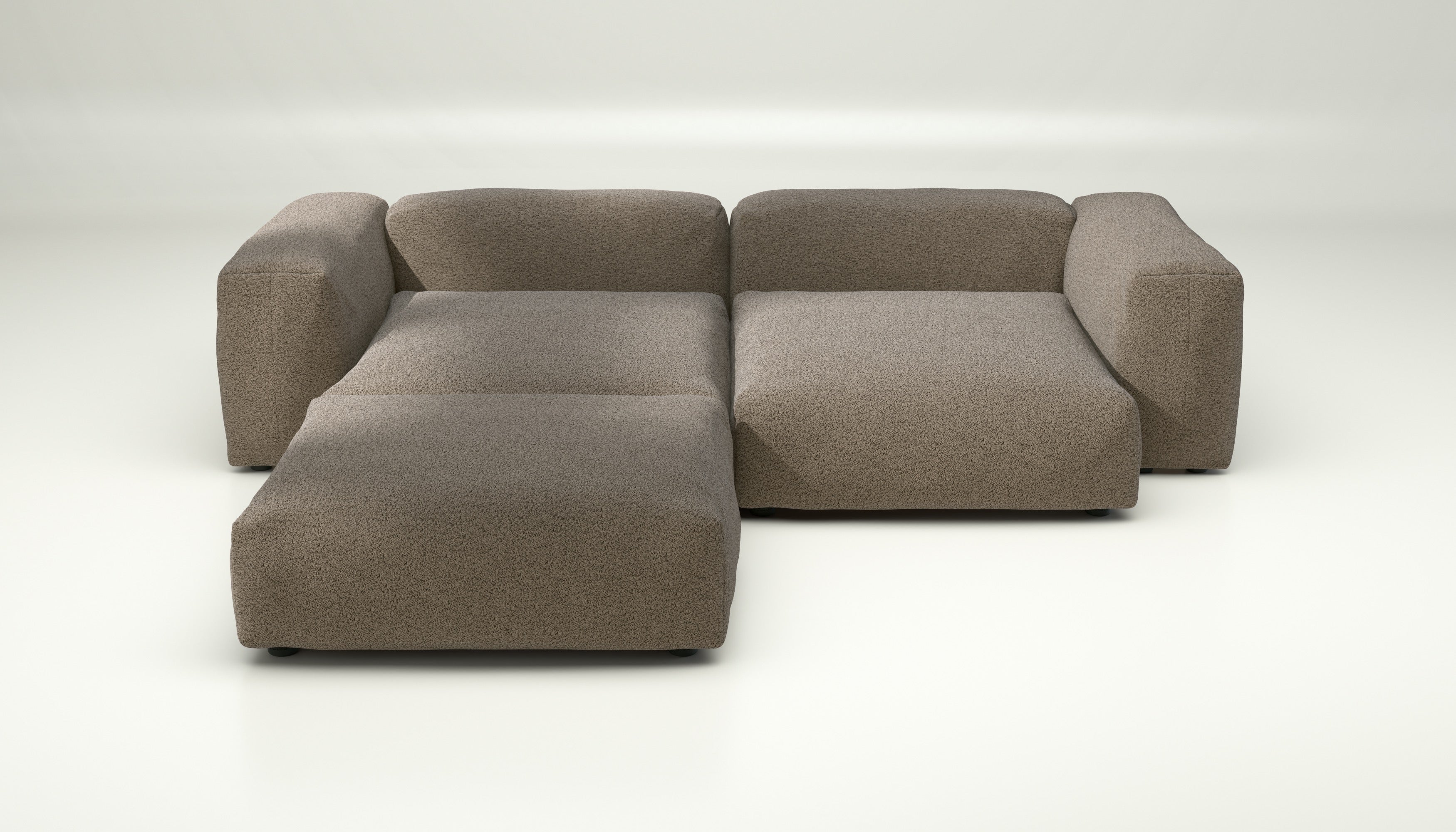 vetsak | Sofa Set 03 - Loop Loop - Taupe | Modulares Sofa | 3.5 Sitzer | Big Sofa | Ecksofa - Image 2