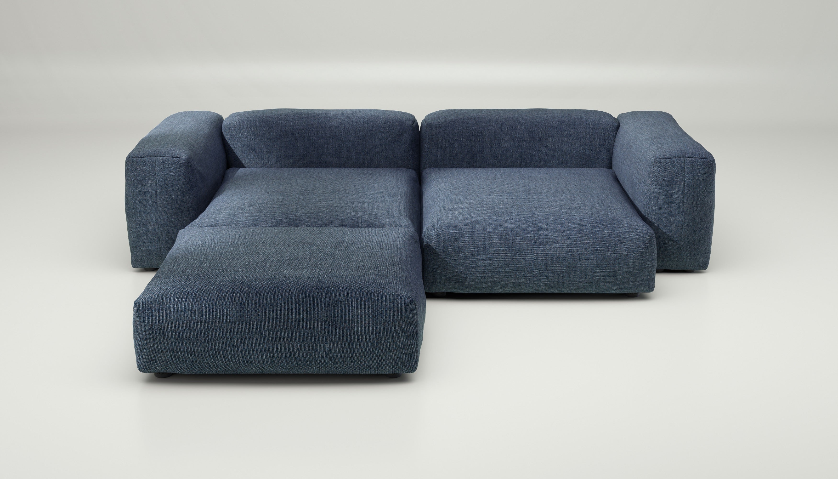 vetsak | Sofa Set 03 - Pique - Dark Blue | Modular Sofa | 3.5 Seater | Big Sofa | Corner Sofa - Image 2