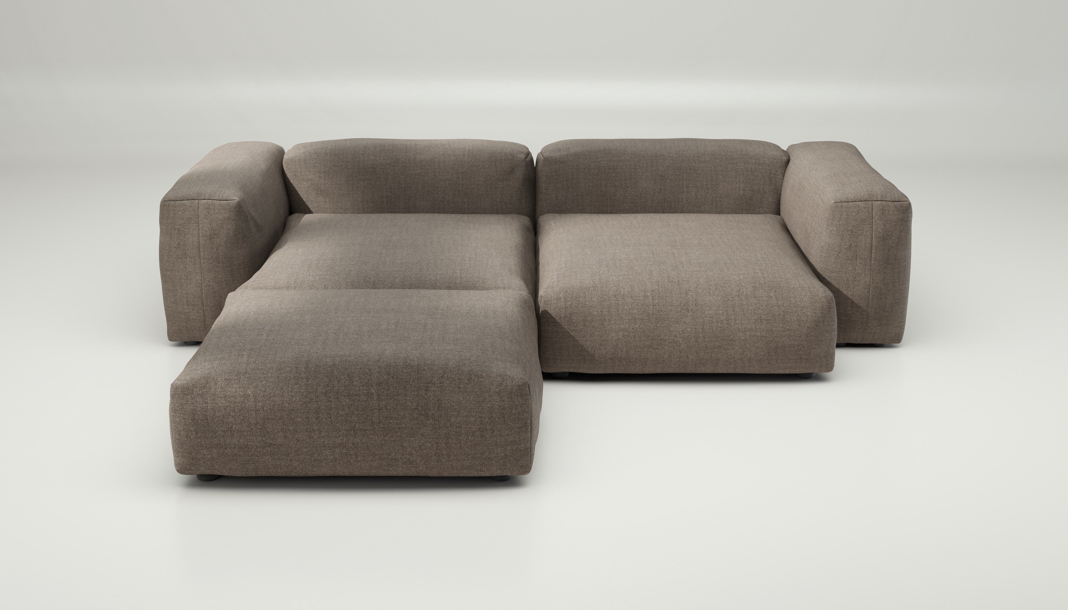 vetsak | Sofa Set 03 - Pique - Stone | Modular Sofa | 3.5 Seater | Big Sofa | Corner Sofa - Image 2