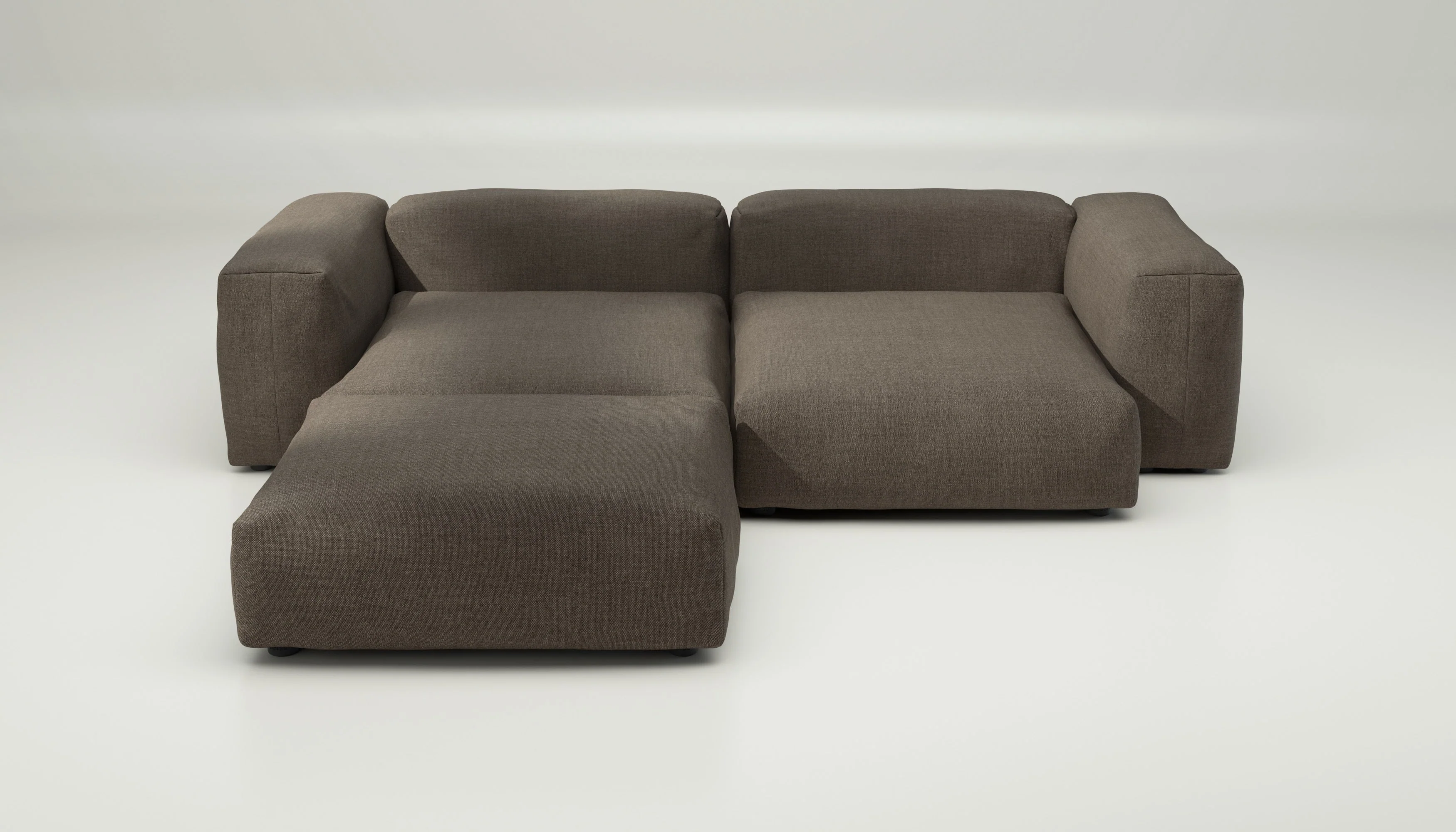 vetsak | Sofa Set 03 - Pique - Taupe | Modular Sofa | 3.5 Seater | Big Sofa | Corner Sofa - Image 2