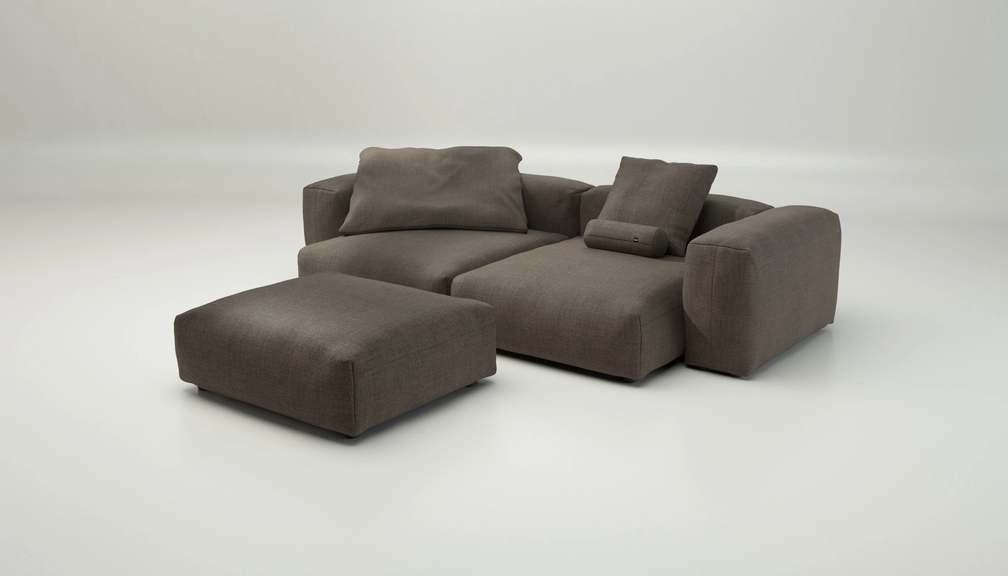 vetsak | Sofa Set 03 - Pique - Taupe | Modular Sofa | 3.5 Seater | Big Sofa | Corner Sofa - Image 4