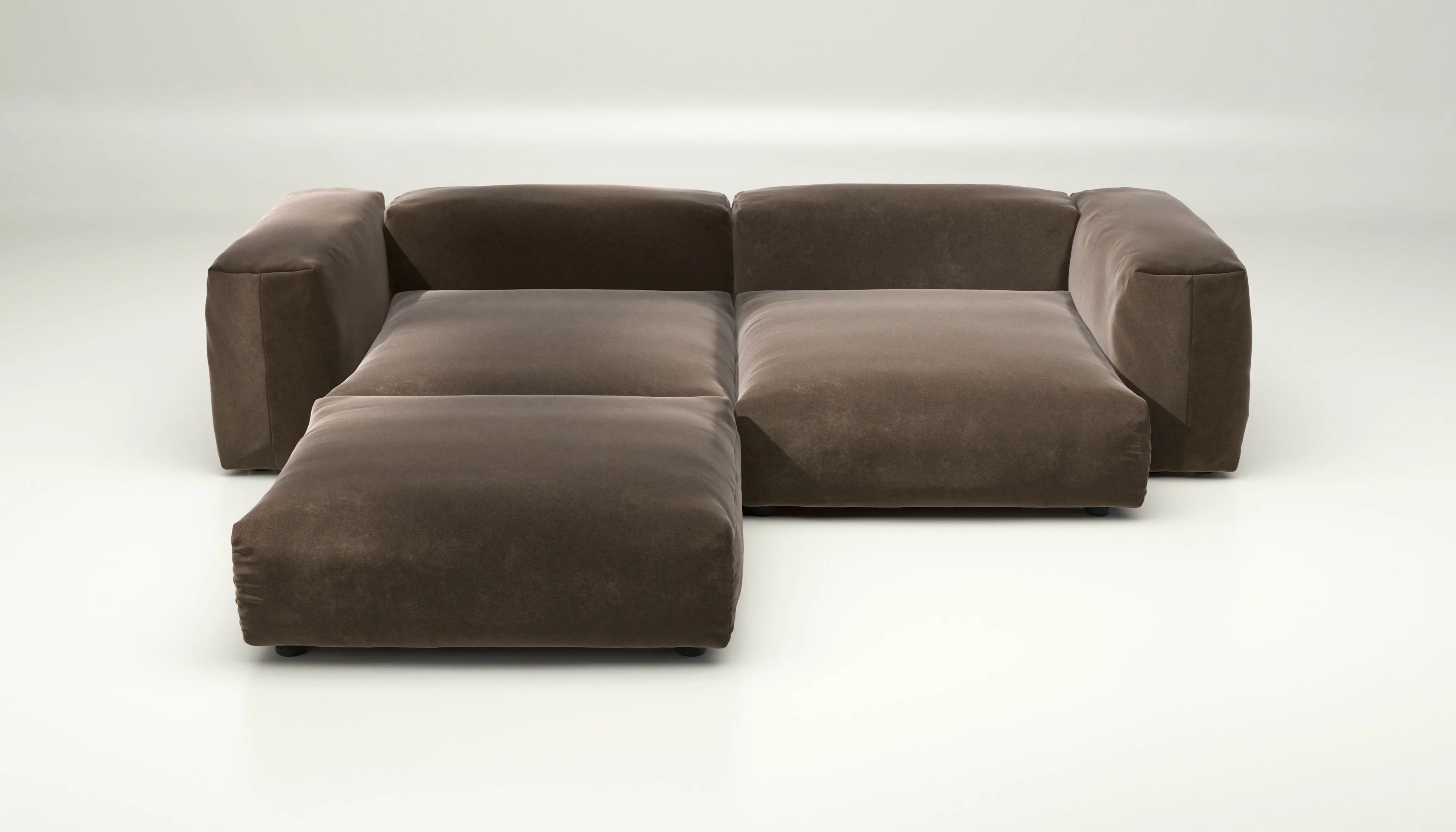 vetsak | Sofa Set 03 - Suave - Espresso | Modulares Sofa | 3.5 Sitzer | Big Sofa | Ecksofa - Image 2
