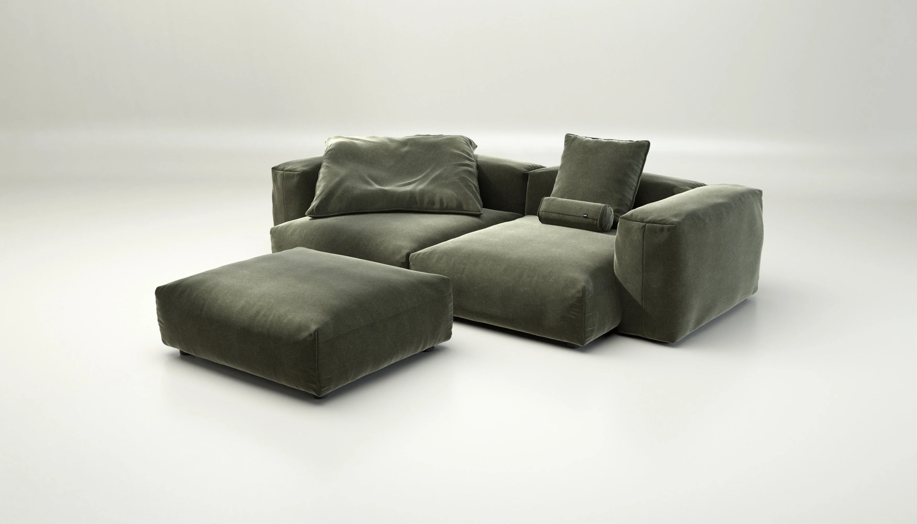 vetsak | Sofa Set 03 - Suave - Pine | Modulares Sofa | 3.5 Sitzer | Big Sofa | Ecksofa - Image 4