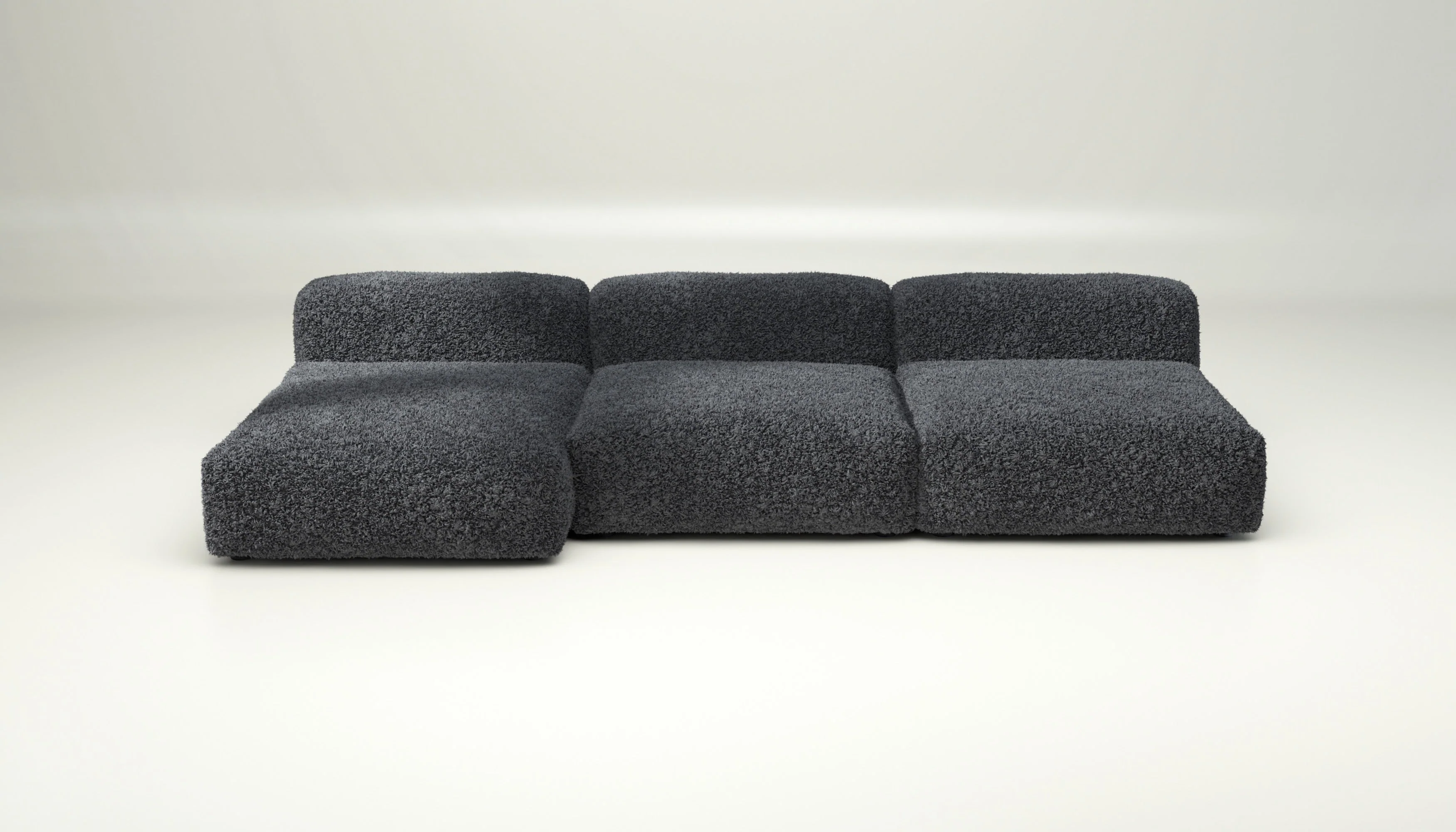 vetsak | Sofa Set 04 - Doodle - Dark Grey | Modulares Sofa | 5 Sitzer | Big Sofa - Image 2