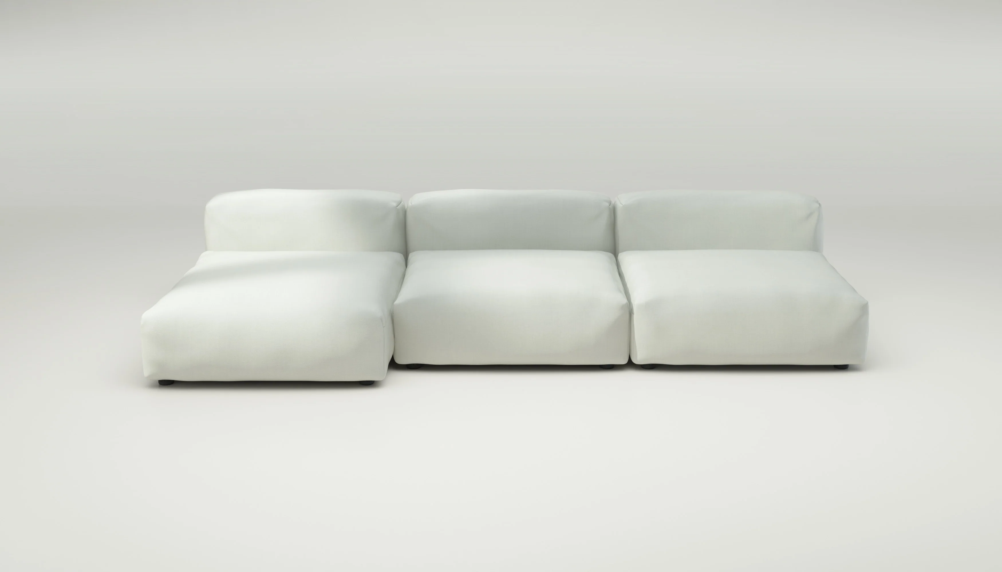 vetsak | Sofa Set 04 - Herringbone - Creme | Modulares Sofa | 5 Sitzer | Big Sofa - Image 2
