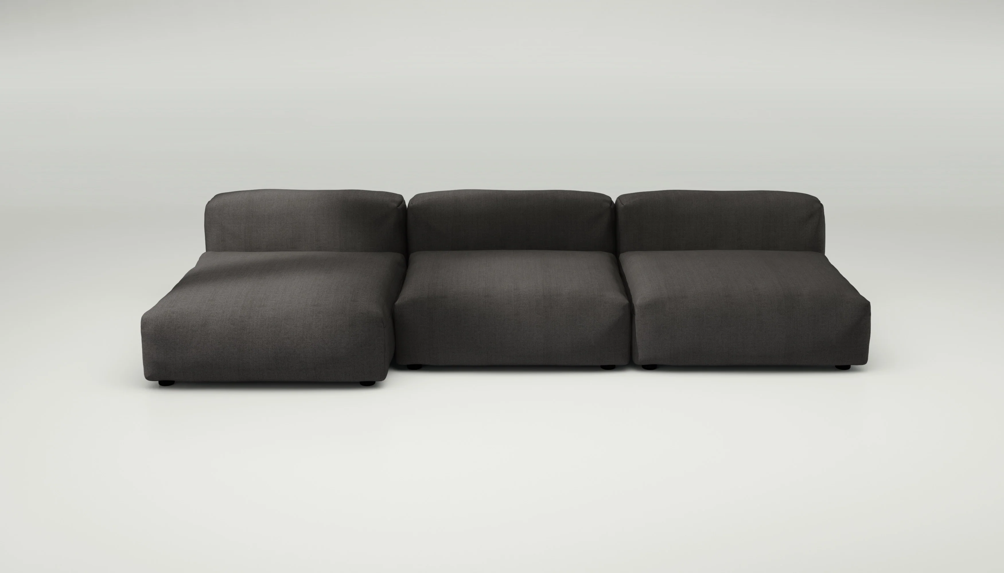 vetsak | Sofa Set 04 - Herringbone - Dark Grey | Modular Sofa | 5 Seater | Big Sofa - Image 2