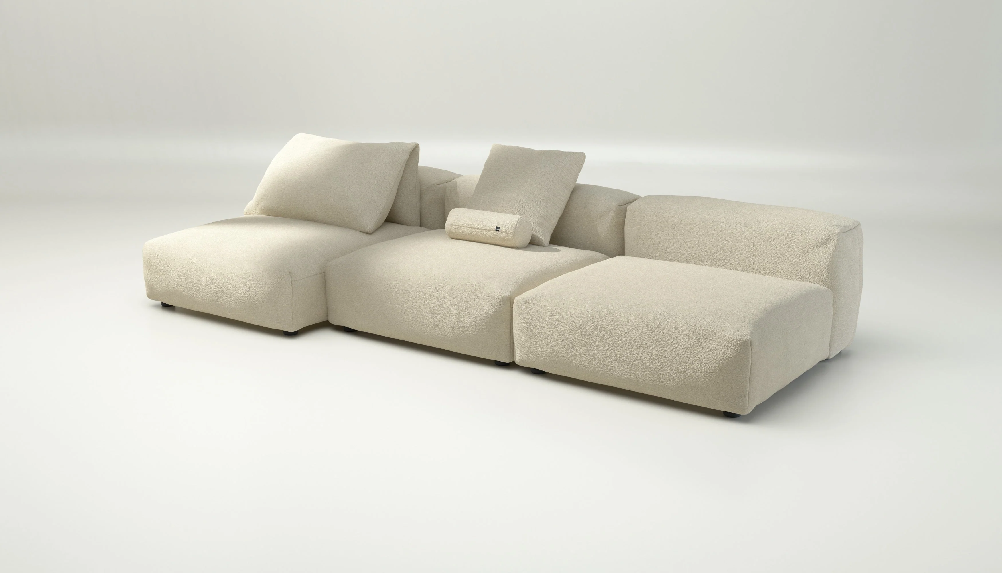 vetsak | Sofa Set 04 - Loop Loop - Duna | Modulares Sofa | 5 Sitzer | Big Sofa - Image 3