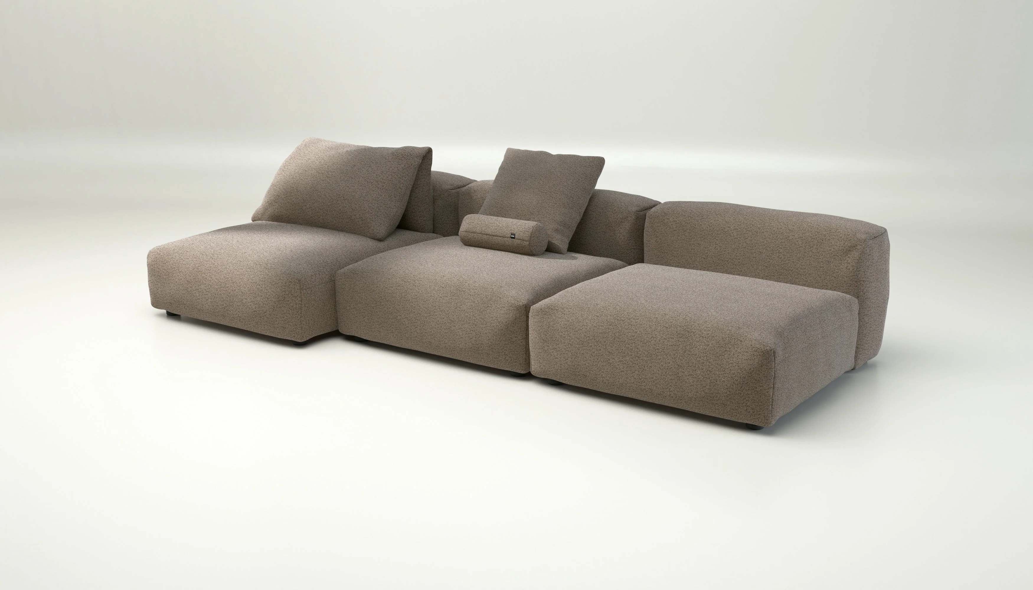 vetsak | Sofa Set 04 - Loop Loop - Taupe | Modulares Sofa | 5 Sitzer | Big Sofa - Image 3