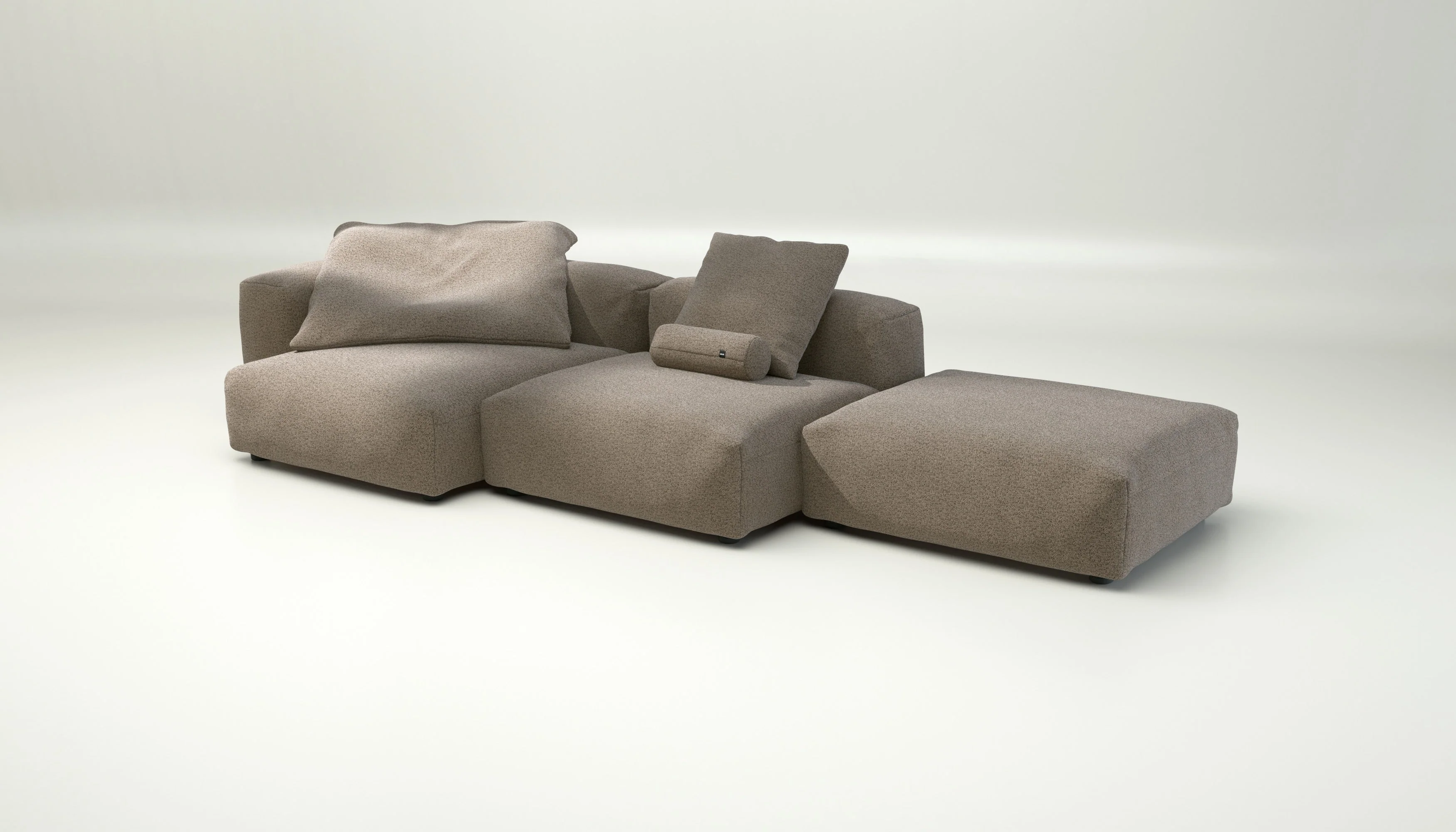vetsak | Sofa Set 04 - Loop Loop - Taupe | Modulares Sofa | 5 Sitzer | Big Sofa - Image 4