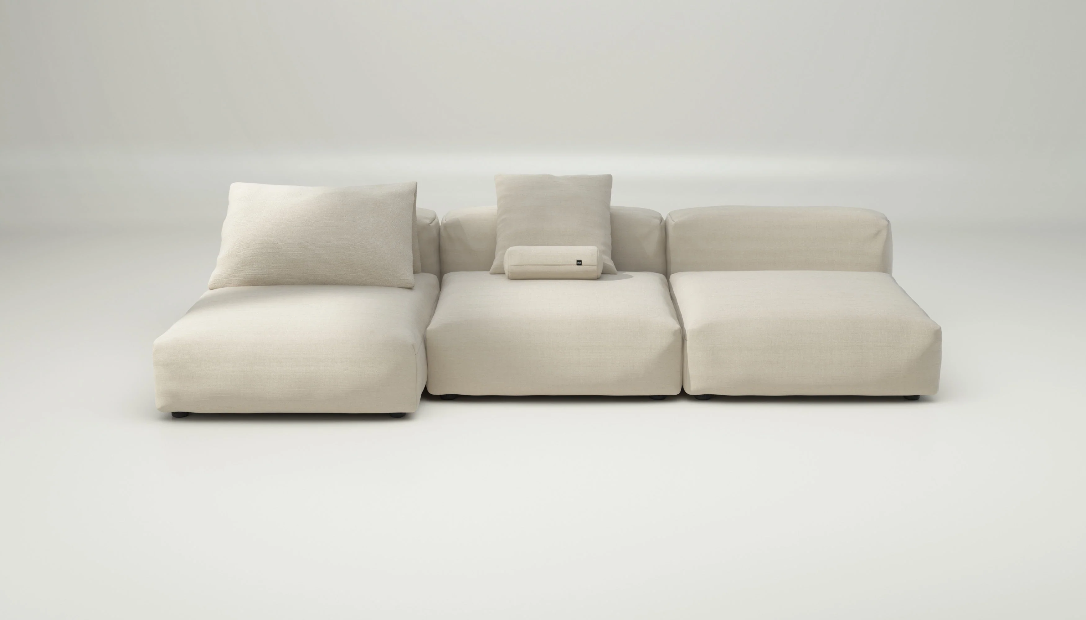 vetsak | Sofa Set 04 - Pique - Beige | Modular Sofa | 5 Seater | Big Sofa