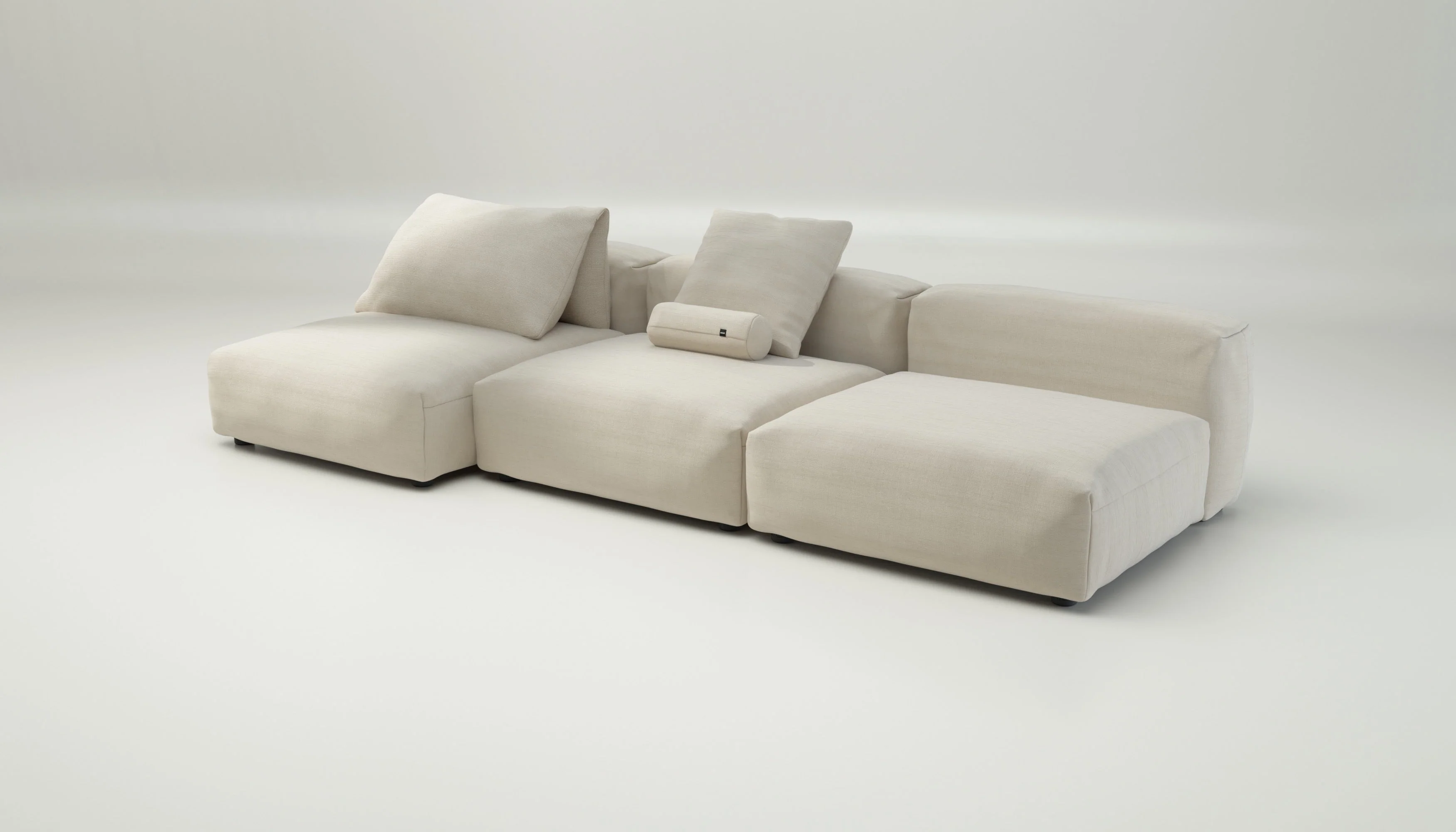 vetsak | Sofa Set 04 - Pique - Beige | Modular Sofa | 5 Seater | Big Sofa - Image 3