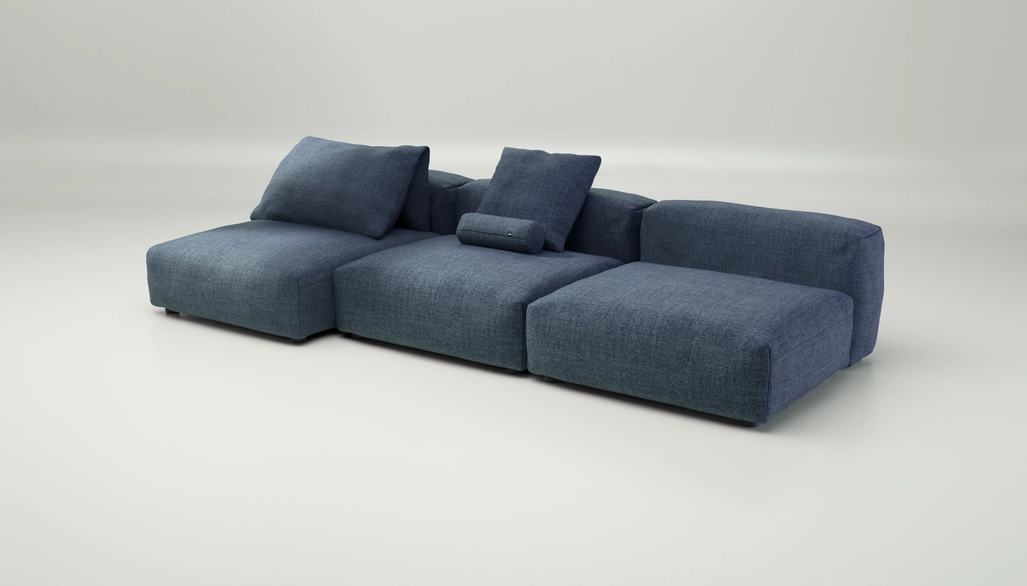 vetsak | Sofa Set 04 - Pique - Dark Blue | Modular Sofa | 5 Seater | Big Sofa - Image 3