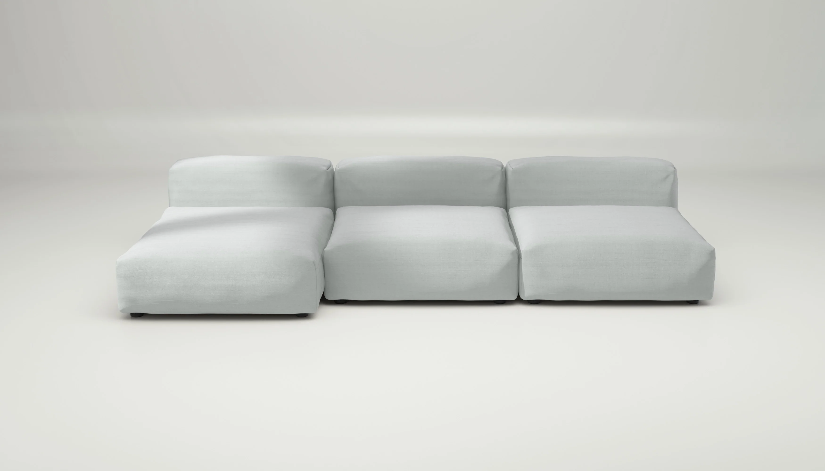 vetsak | Sofa Set 04 - Pique - Light Grey | Modular Sofa | 5 Seater | Big Sofa - Image 2