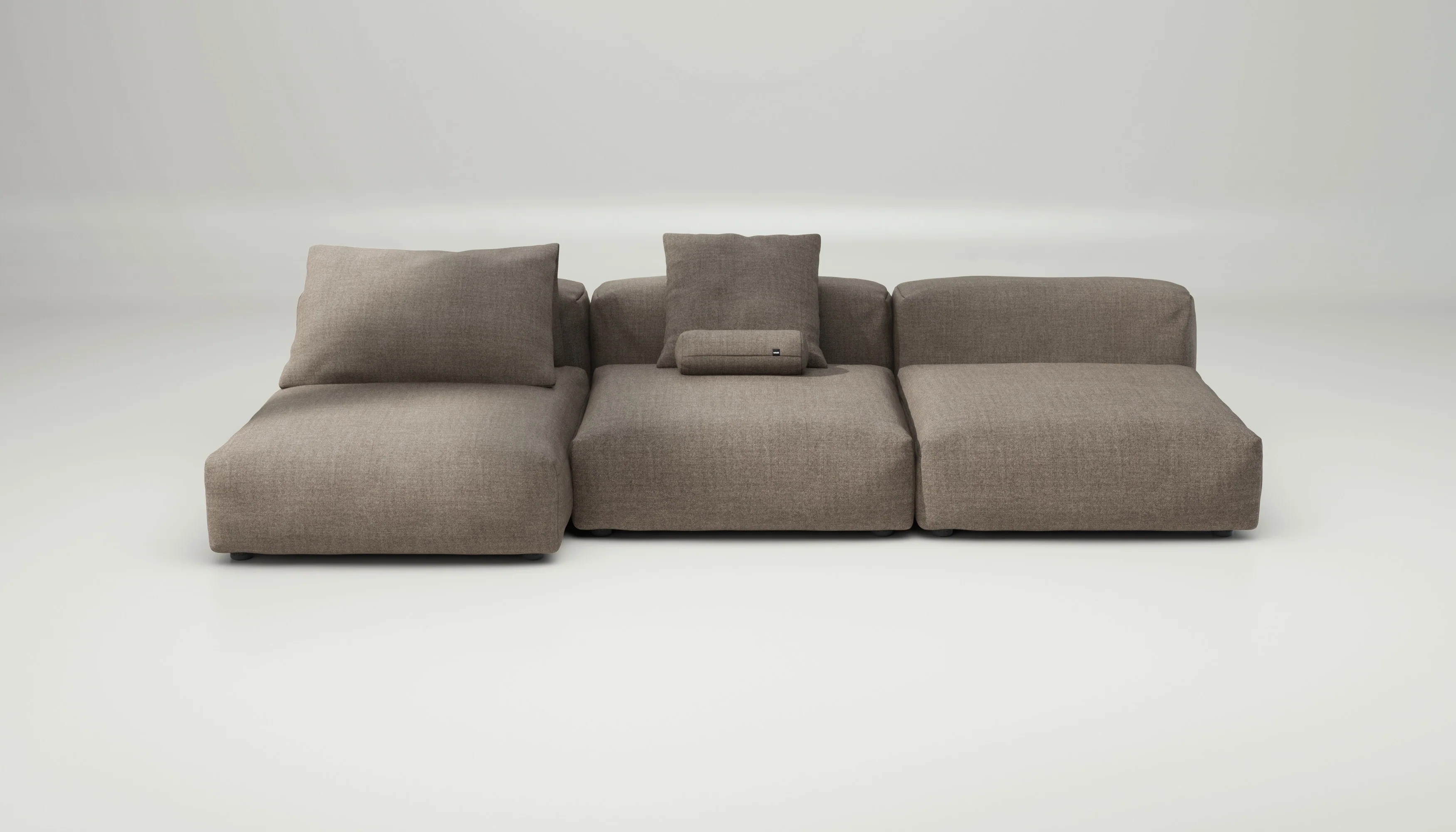 vetsak | Sofa Set 04 - Pique - Stone | Modular Sofa | 5 Seater | Big Sofa