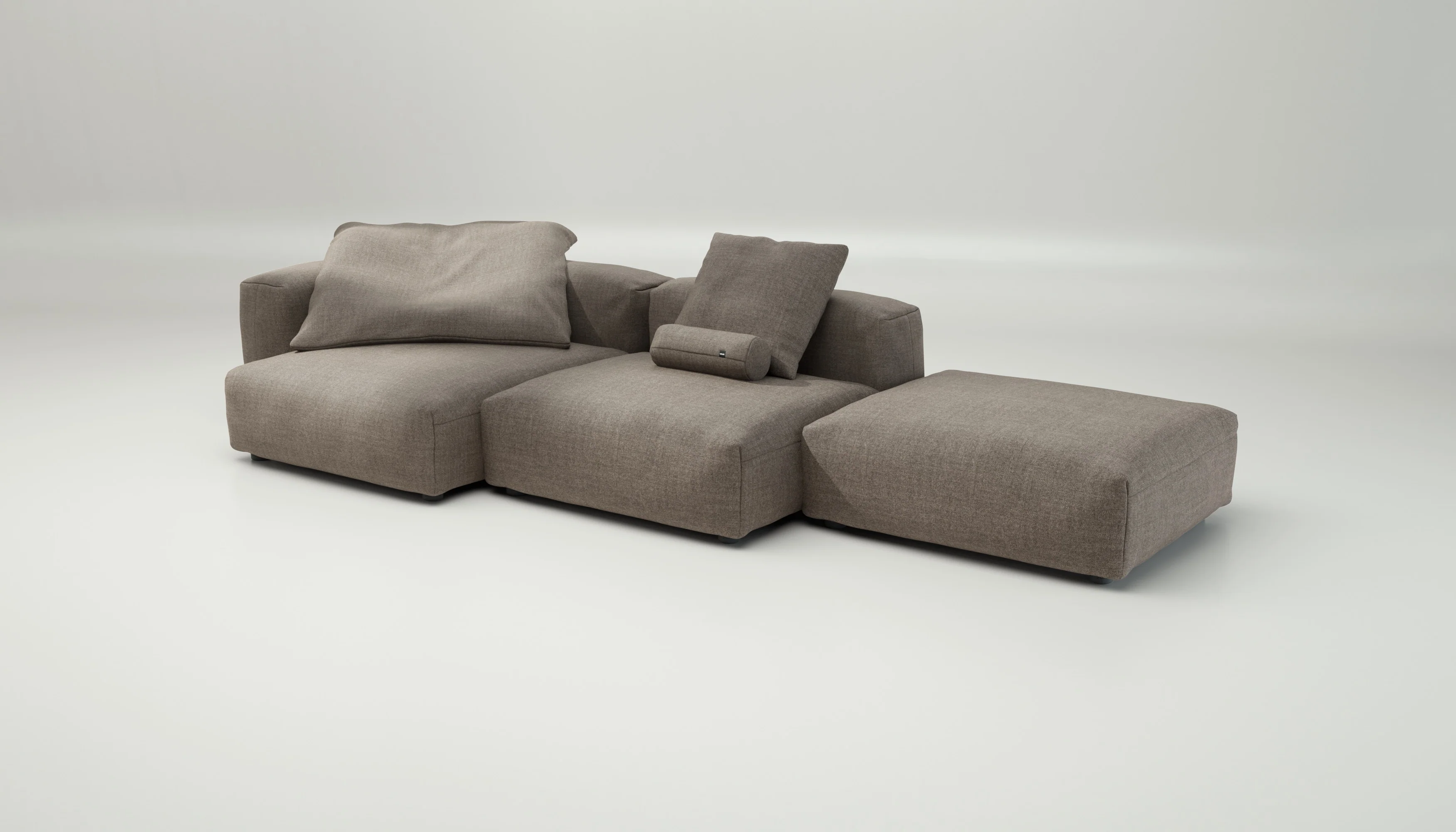 vetsak | Sofa Set 04 - Pique - Stone | Modular Sofa | 5 Seater | Big Sofa - Image 4