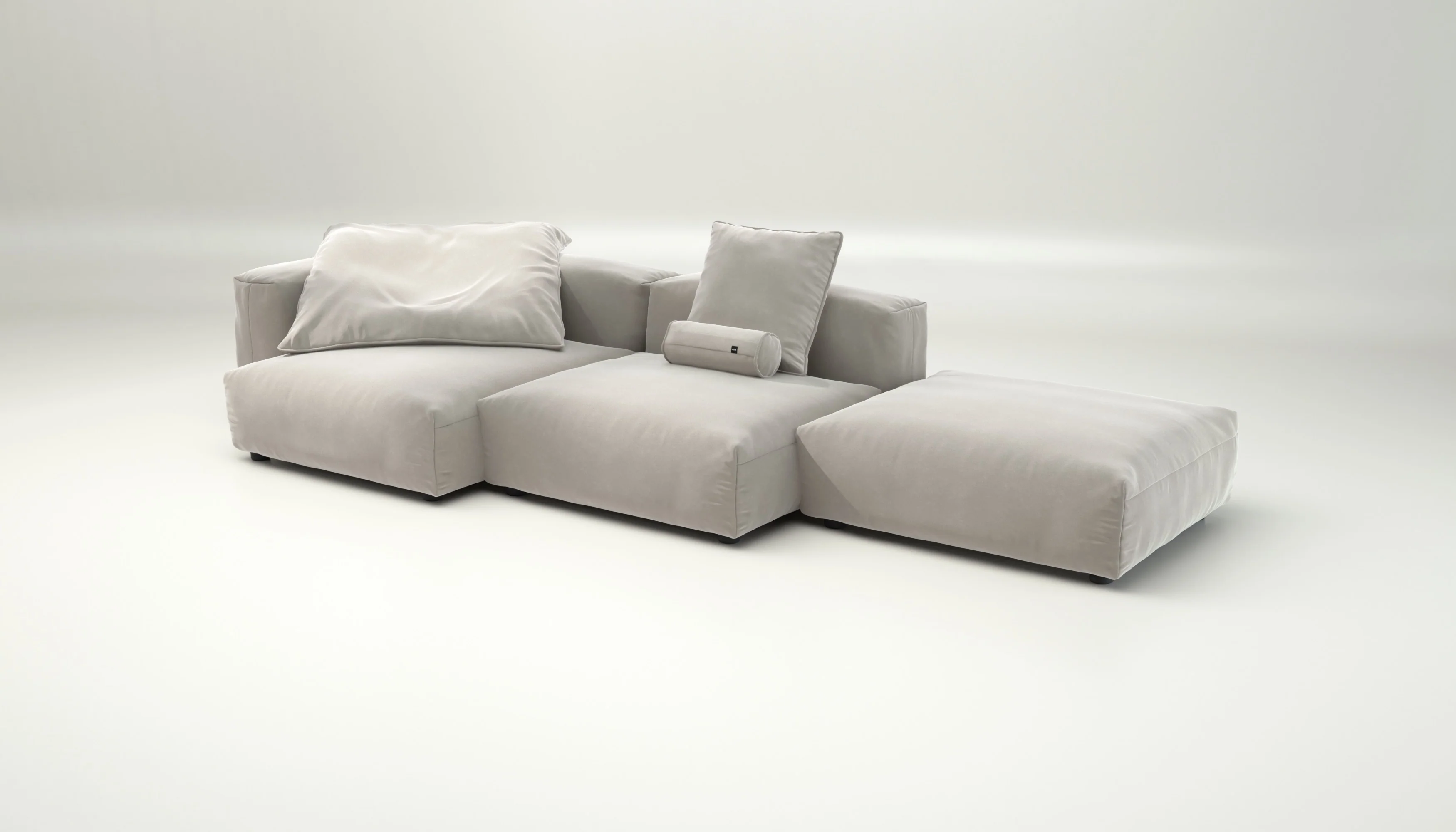 vetsak | Sofa Set 04 - Suave - Clay | Modulares Sofa | 5 Sitzer | Big Sofa - Image 4