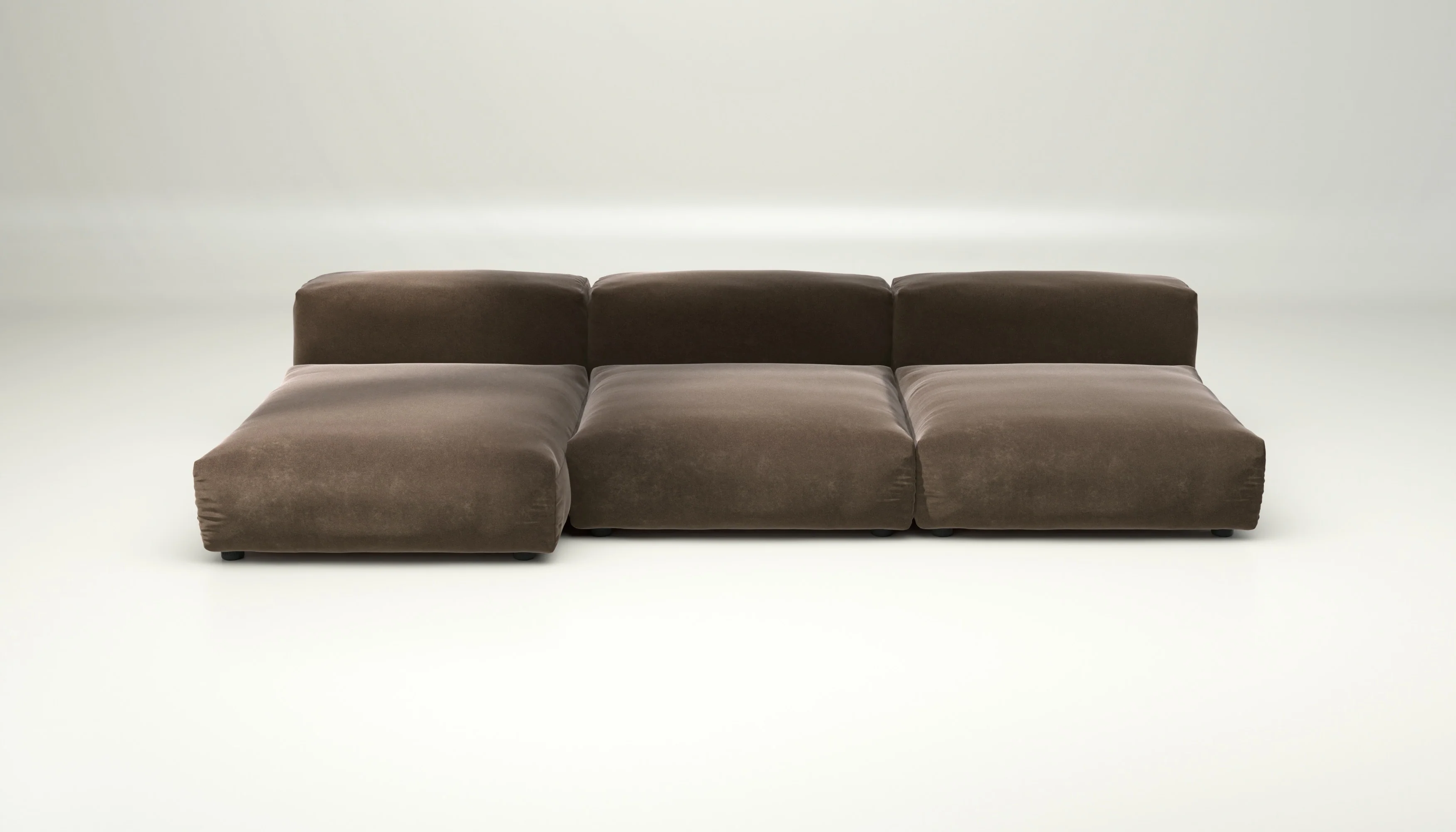 vetsak | Sofa Set 04 - Suave - Espresso | Modulares Sofa | 5 Sitzer | Big Sofa - Image 2