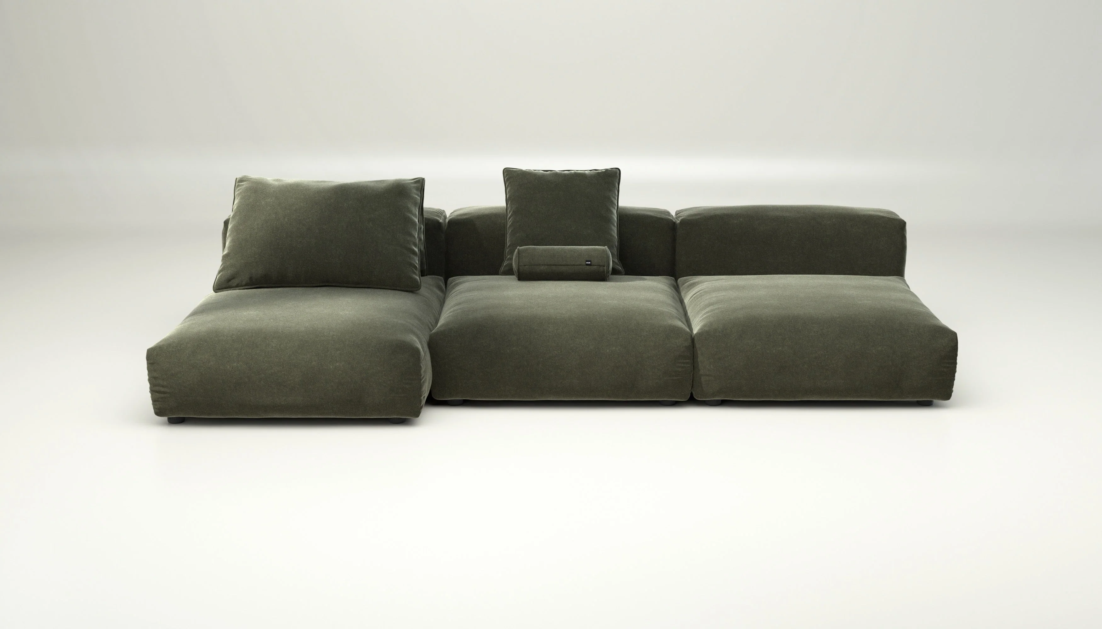 vetsak | Sofa Set 04 - Suave - Pine | Modulares Sofa | 5 Sitzer | Big Sofa