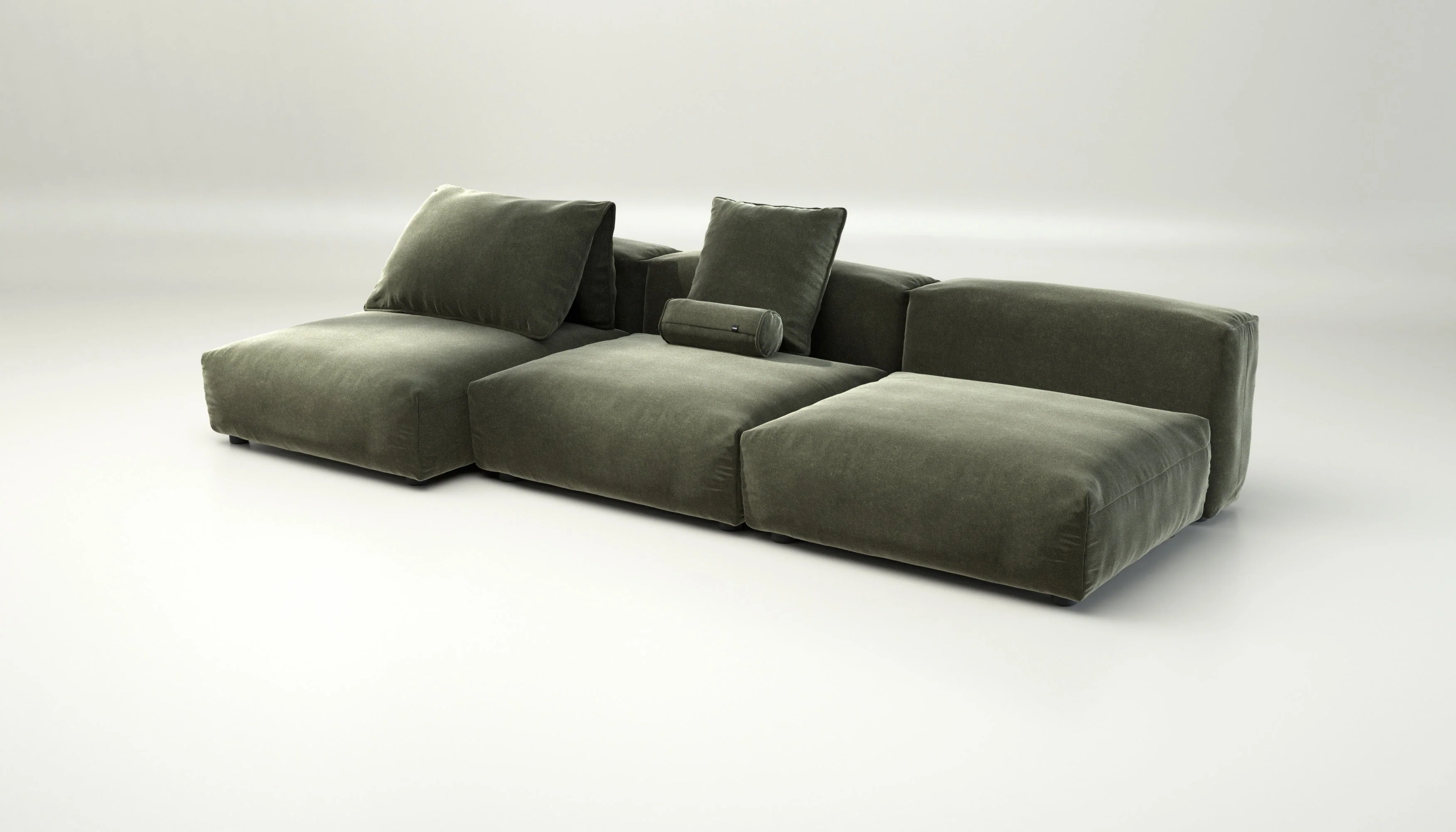 vetsak | Sofa Set 04 - Suave - Pine | Modulares Sofa | 5 Sitzer | Big Sofa - Image 3