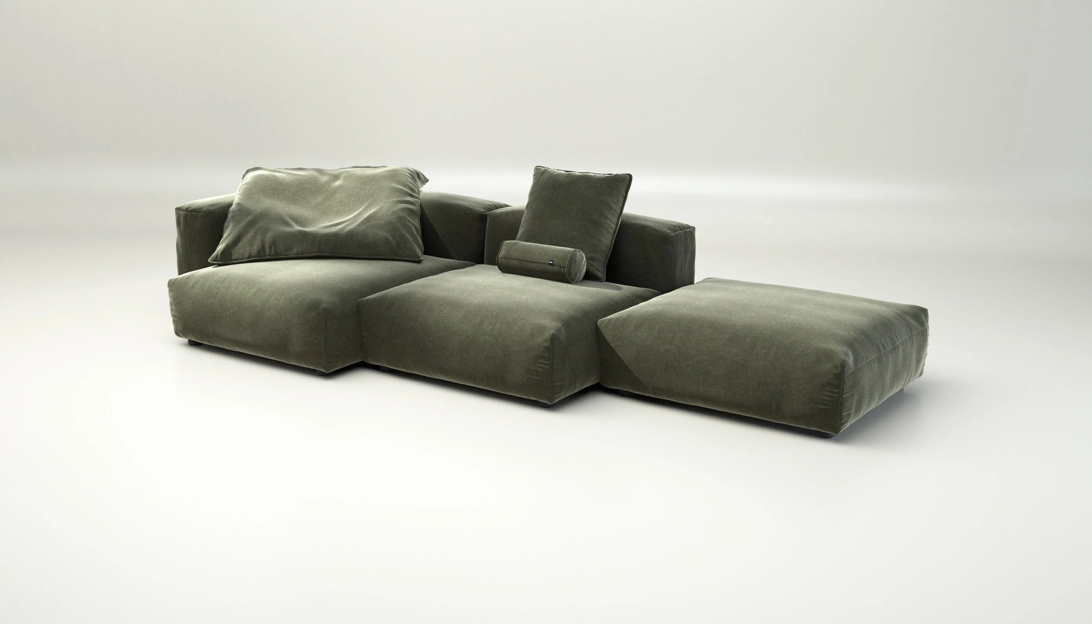 vetsak | Sofa Set 04 - Suave - Pine | Modulares Sofa | 5 Sitzer | Big Sofa - Image 4