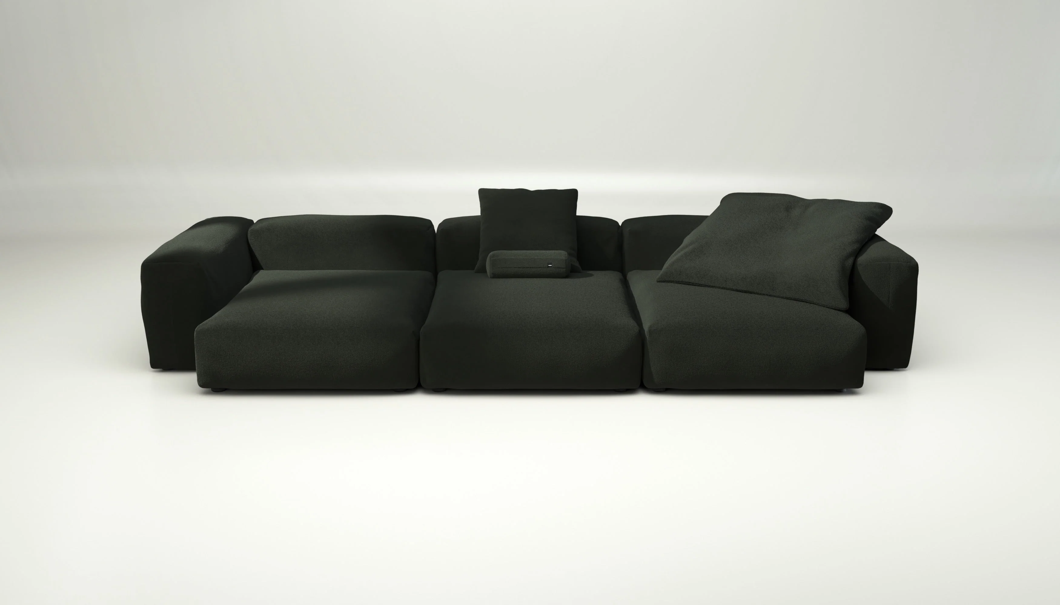 vetsak | Sofa Set 05 - Loop Loop - Mousse | Modulares Sofa | 5 Sitzer | Big Sofa | Ecksofa