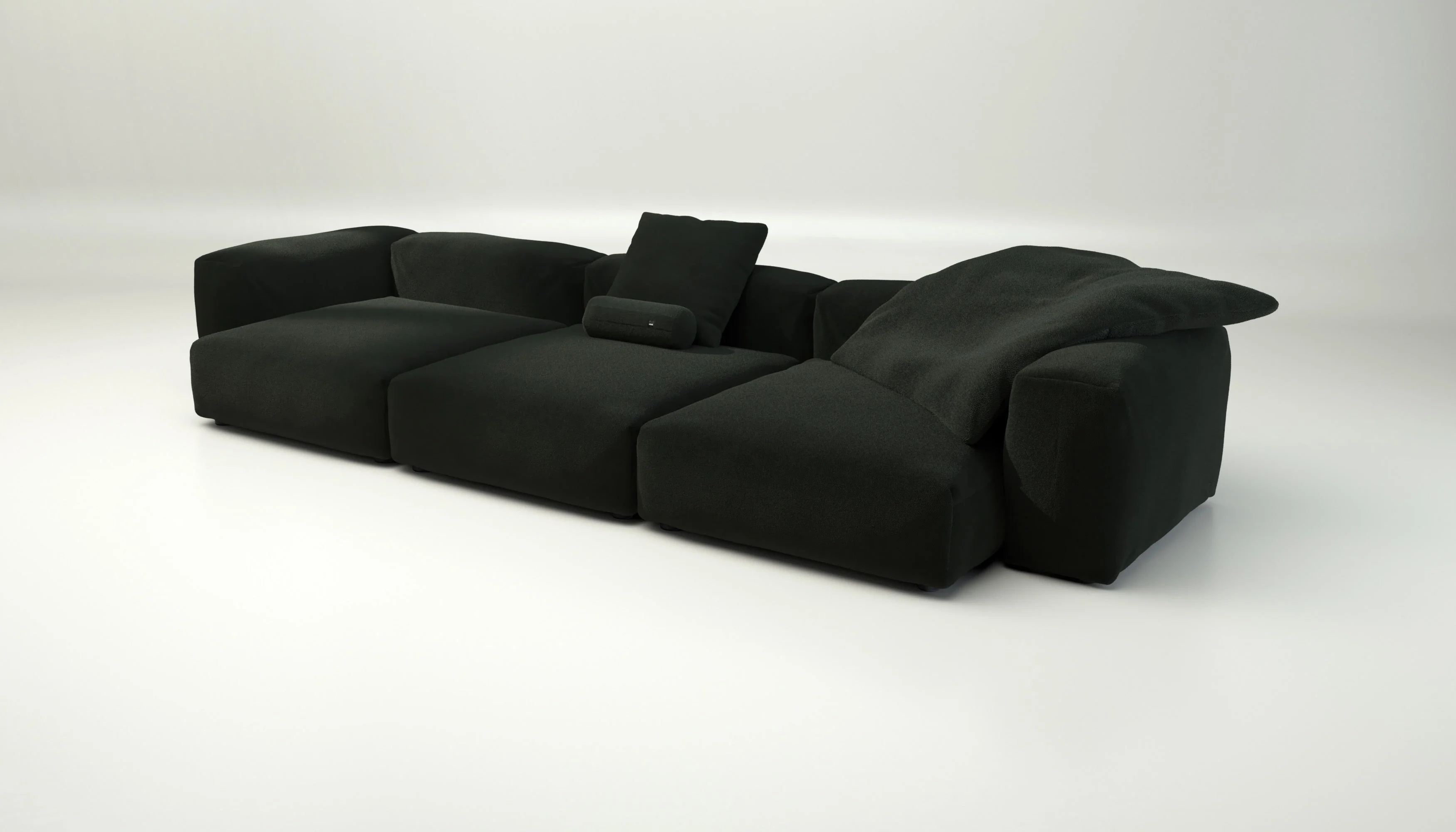 vetsak | Sofa Set 05 - Loop Loop - Mousse | Modulares Sofa | 5 Sitzer | Big Sofa | Ecksofa - Image 3