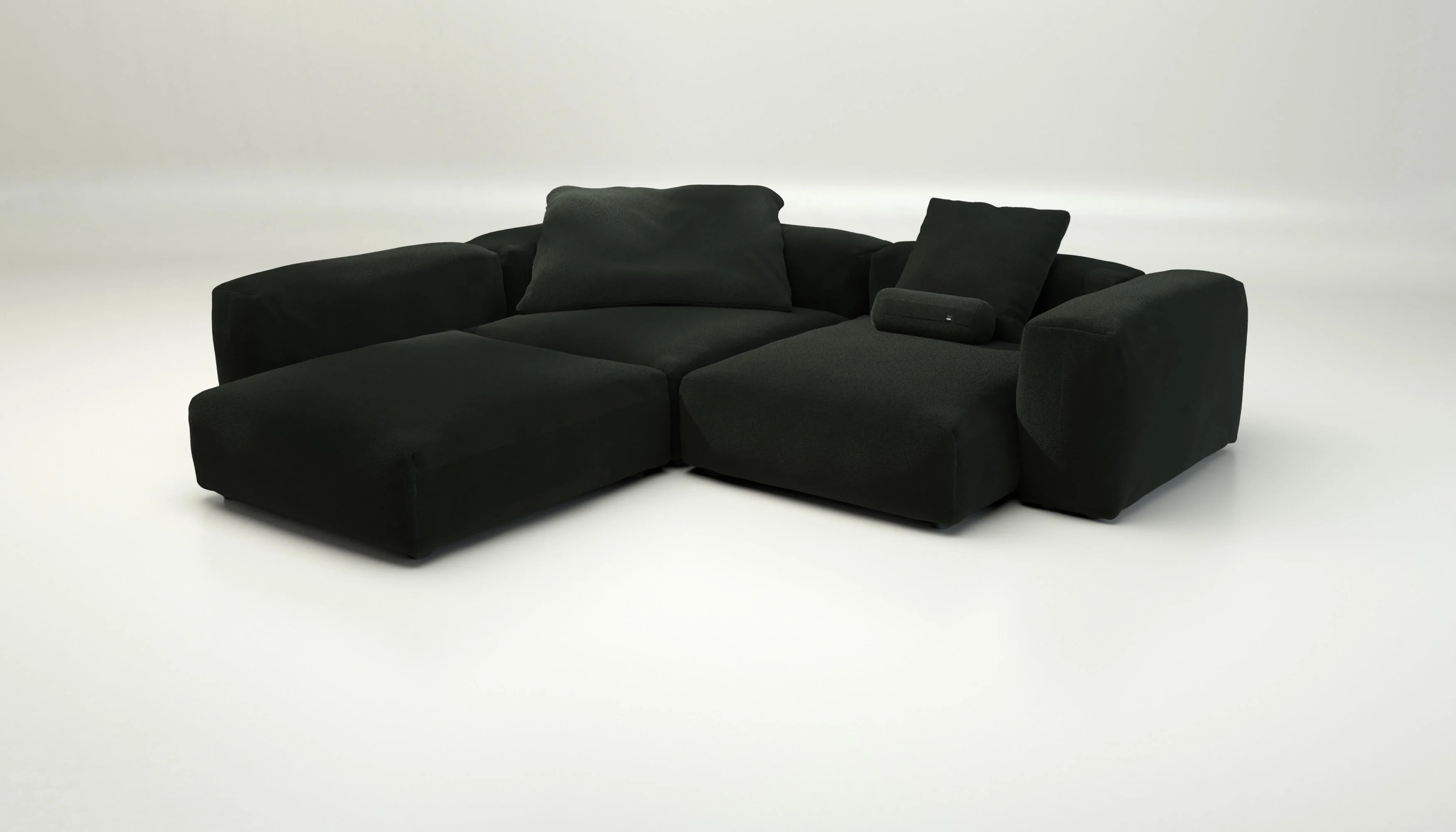 vetsak | Sofa Set 05 - Loop Loop - Mousse | Modulares Sofa | 5 Sitzer | Big Sofa | Ecksofa - Image 4