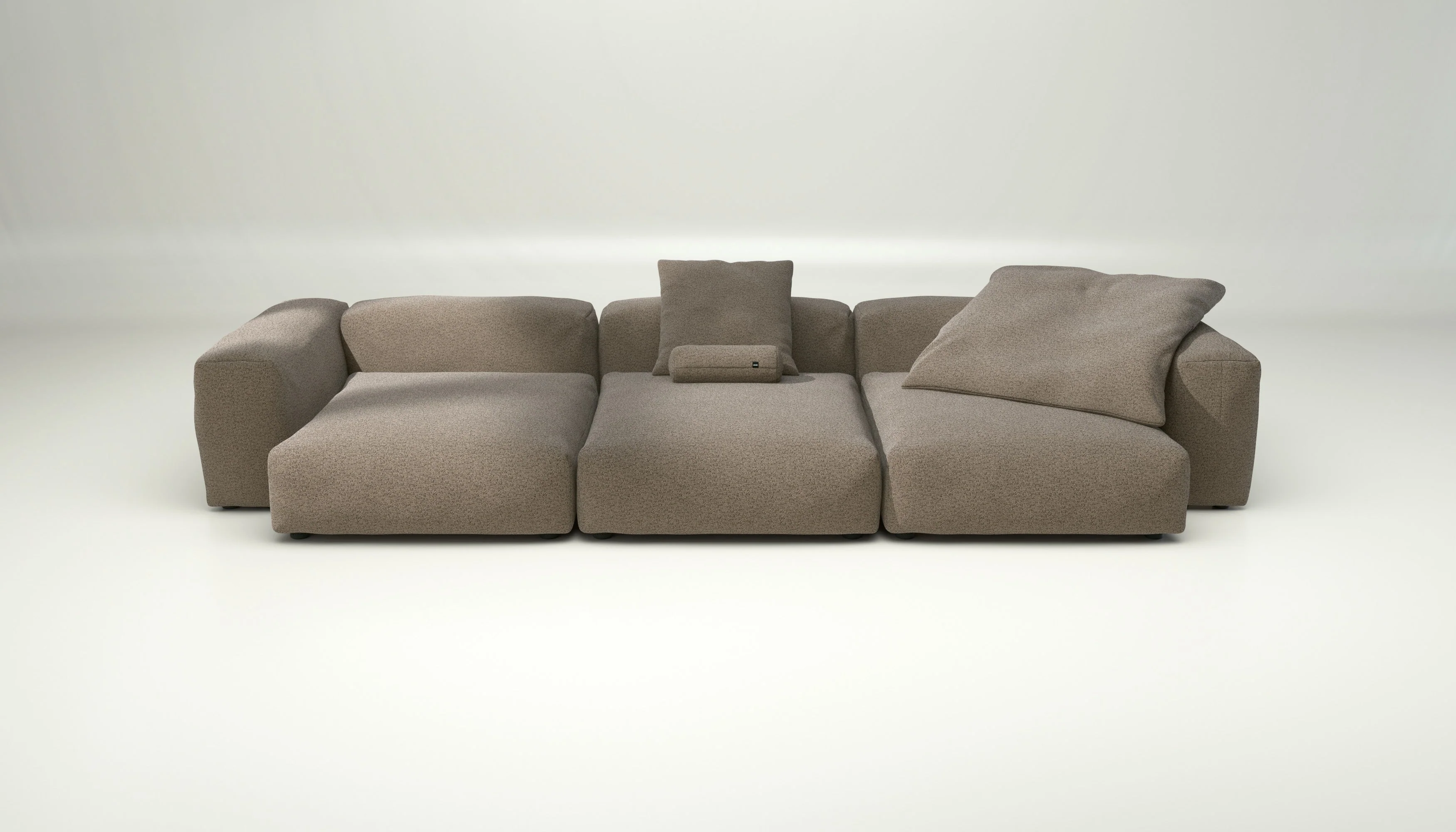 vetsak | Sofa Set 05 - Loop Loop - Taupe | Modulares Sofa | 5 Sitzer | Big Sofa | Ecksofa