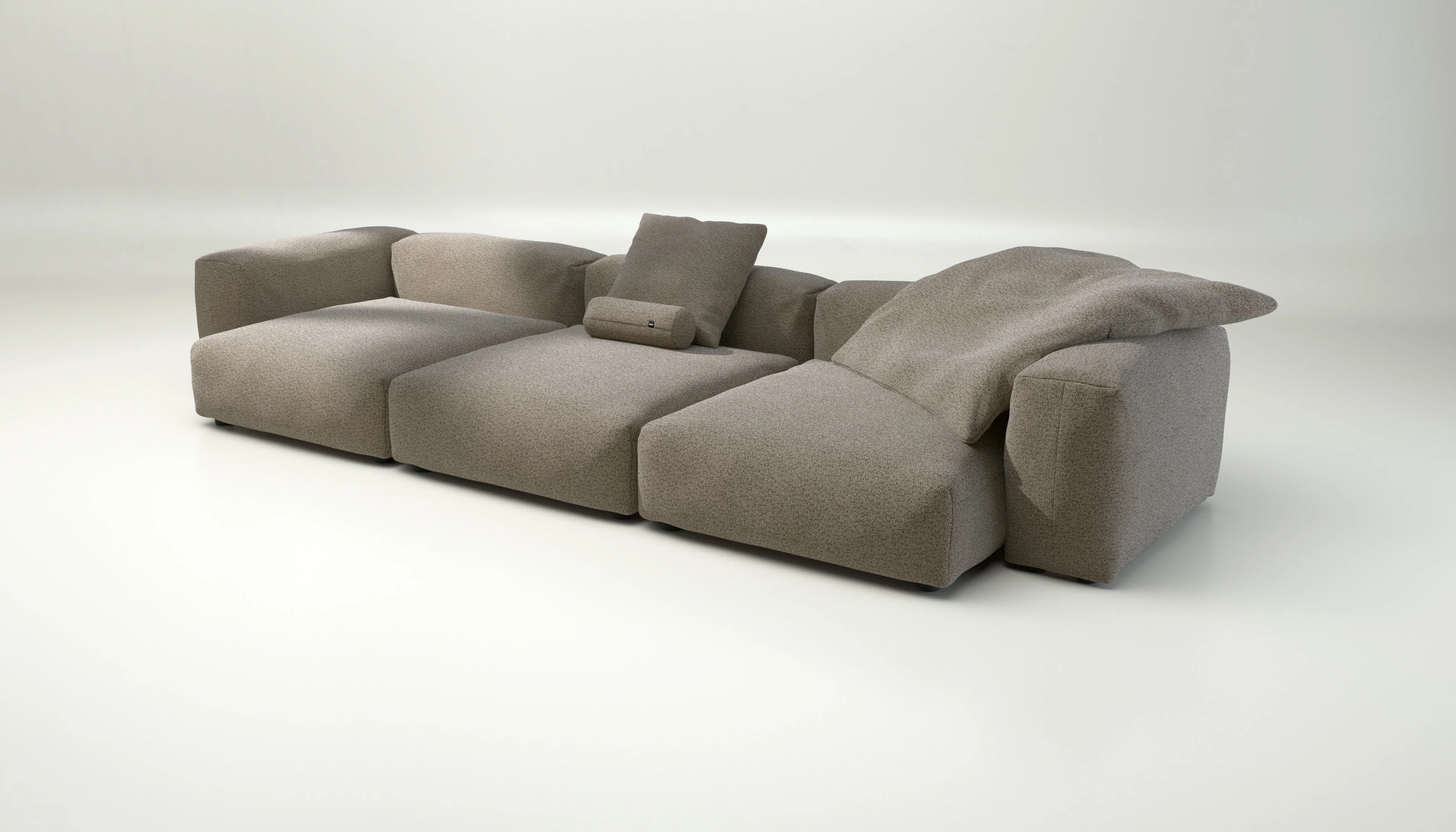 vetsak | Sofa Set 05 - Loop Loop - Taupe | Modulares Sofa | 5 Sitzer | Big Sofa | Ecksofa - Image 3