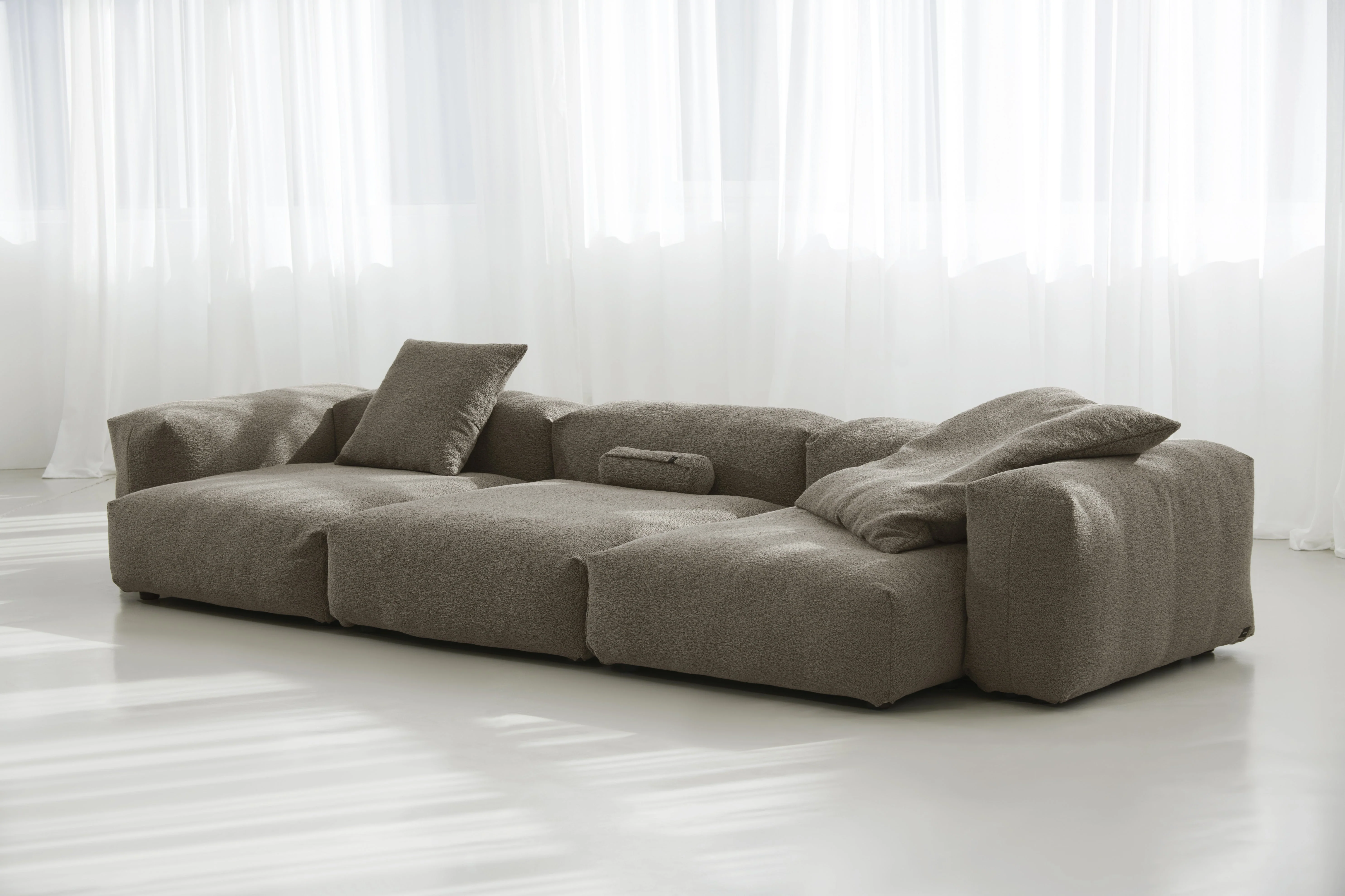 vetsak | Sofa Set 05 - Loop Loop - Taupe | Modulares Sofa | 5 Sitzer | Big Sofa | Ecksofa - Image 5