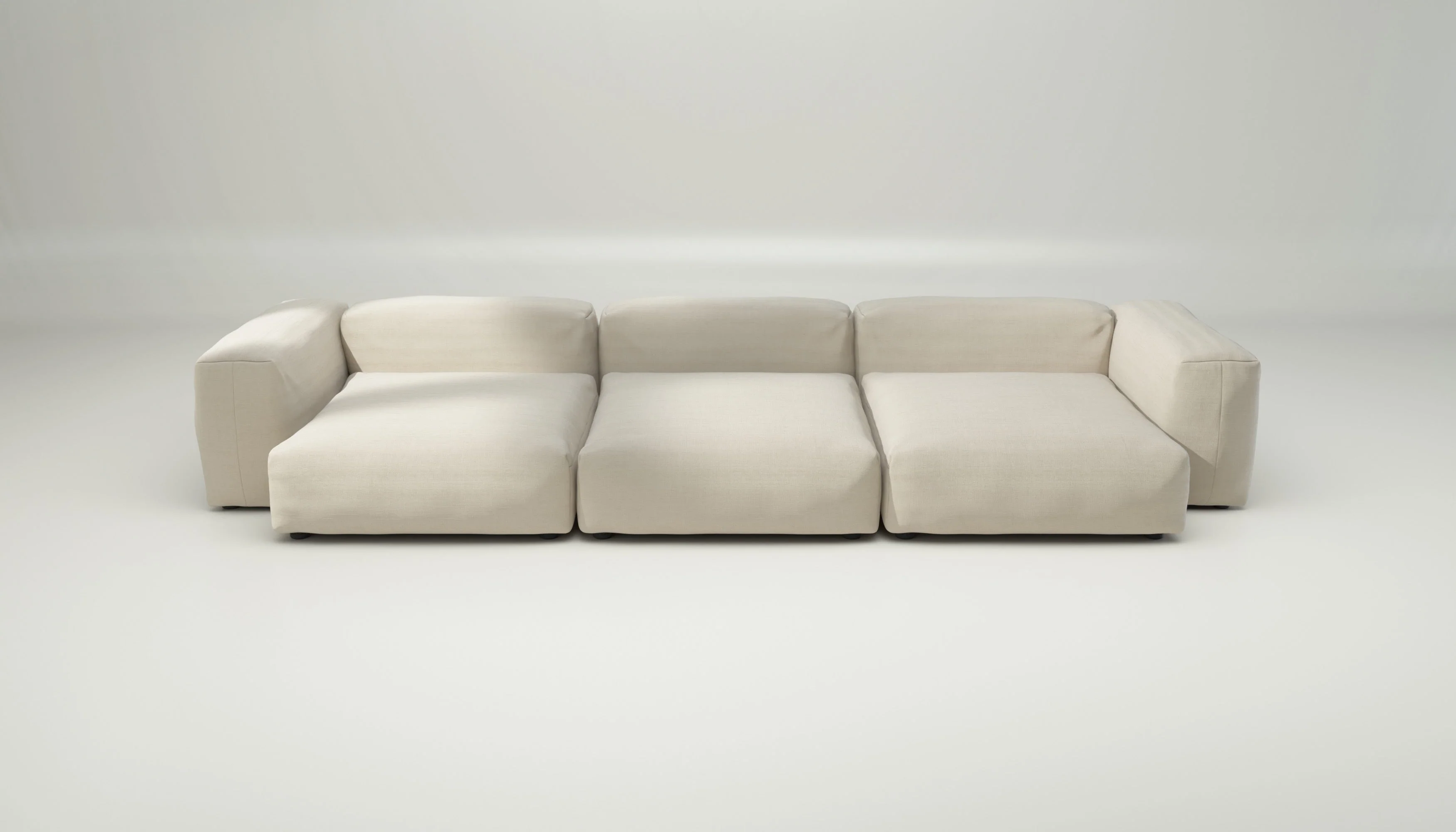 vetsak | Sofa Set 05 - Pique - Beige | Modular Sofa | 5 Seater | Big Sofa | Corner Sofa - Image 2