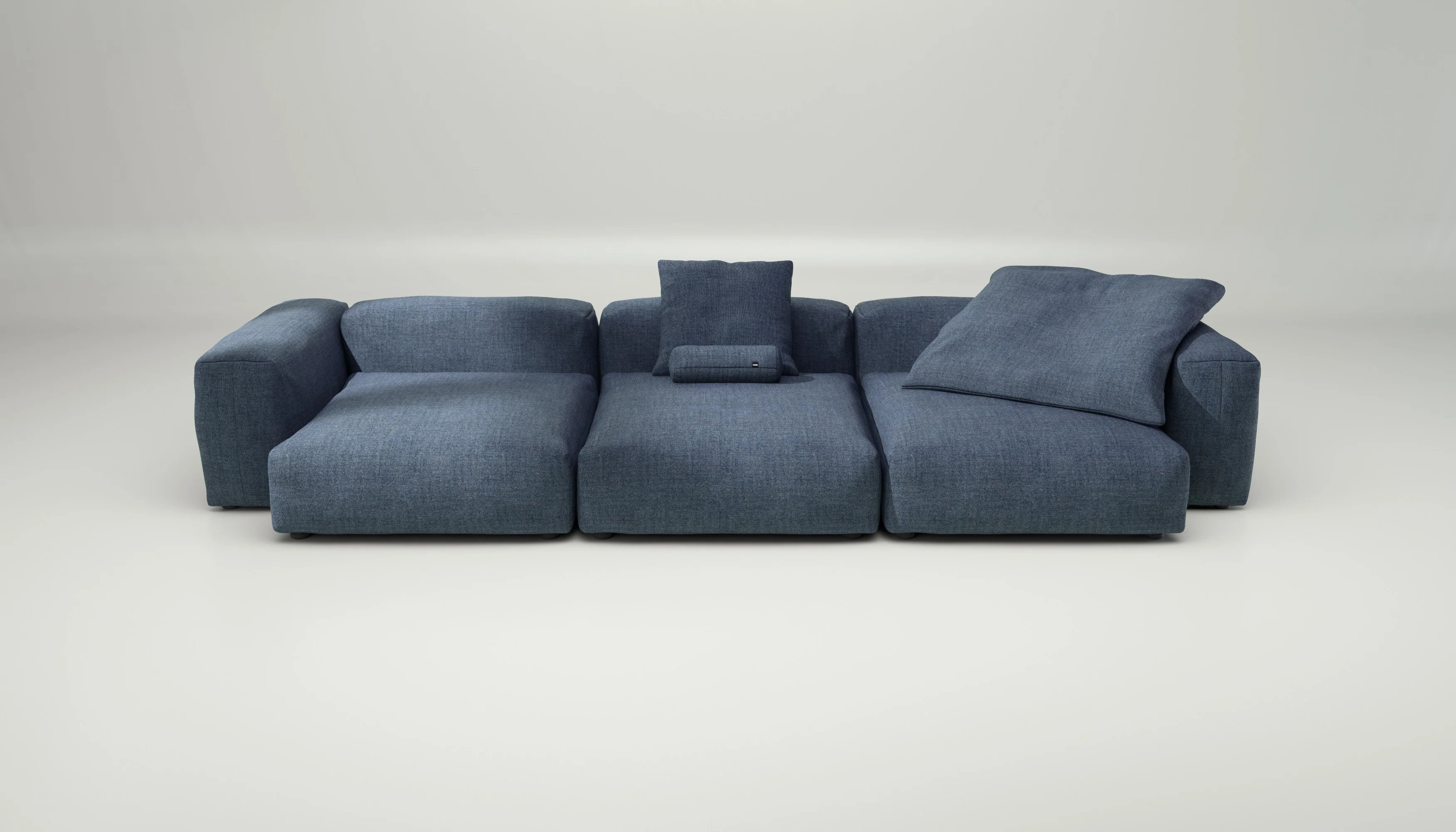 vetsak | Sofa Set 05 - Pique - Dark Blue | Modular Sofa | 5 Seater | Big Sofa | Corner Sofa