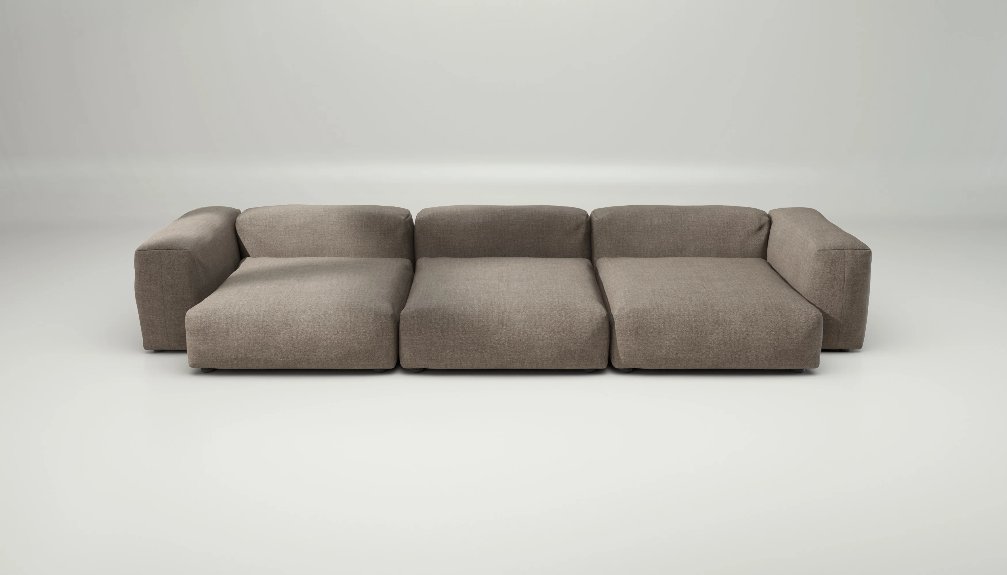 vetsak | Sofa Set 05 - Pique - Stone | Modular Sofa | 5 Seater | Big Sofa | Corner Sofa - Image 2