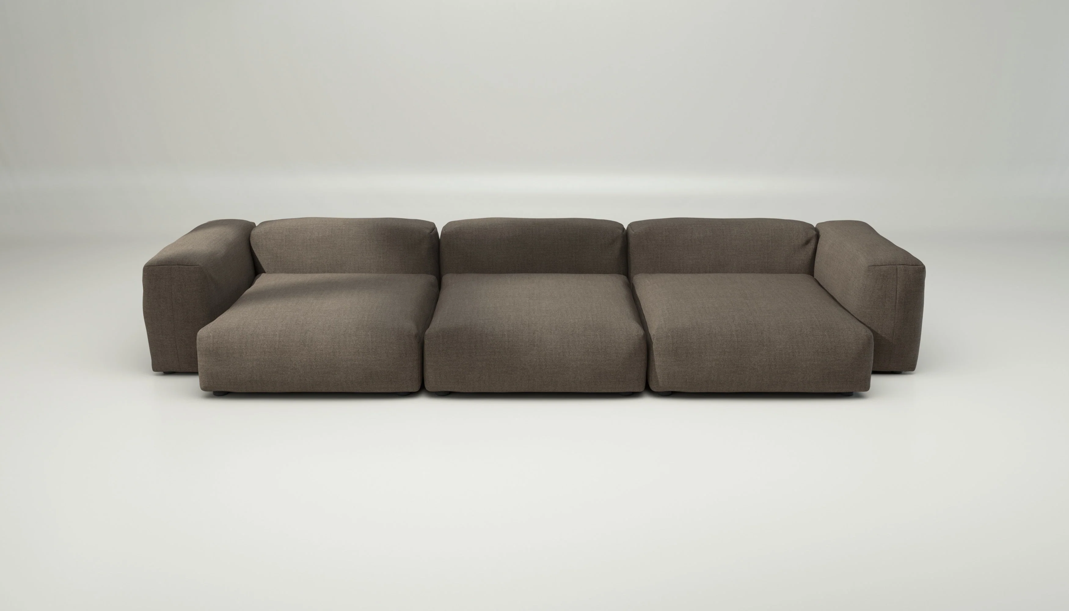 vetsak | Sofa Set 05 - Pique - Taupe | Modular Sofa | 5 Seater | Big Sofa | Corner Sofa - Image 2