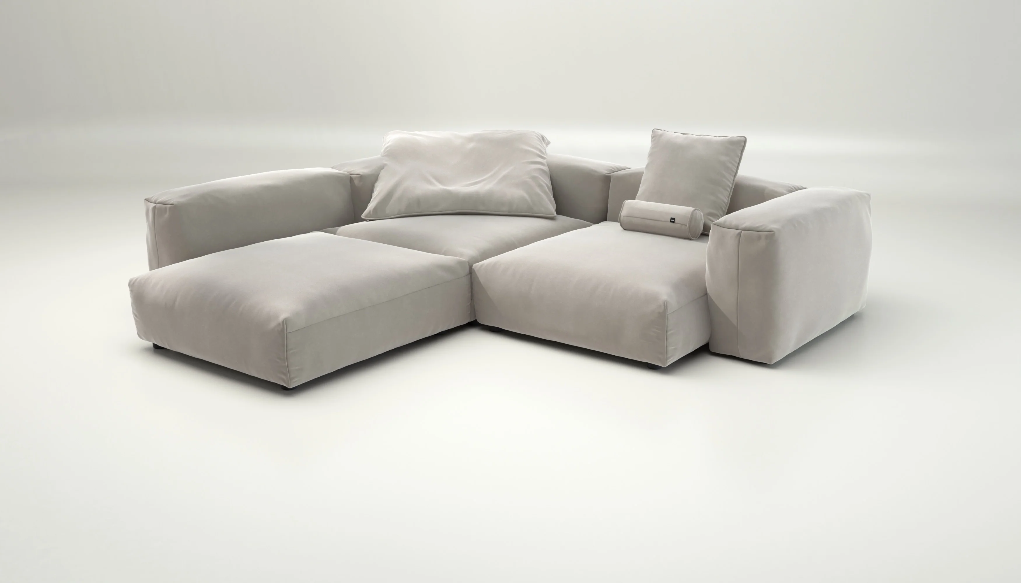vetsak | Sofa Set 05 - Suave - Clay | Modulares Sofa | 5 Sitzer | Big Sofa | Ecksofa - Image 4