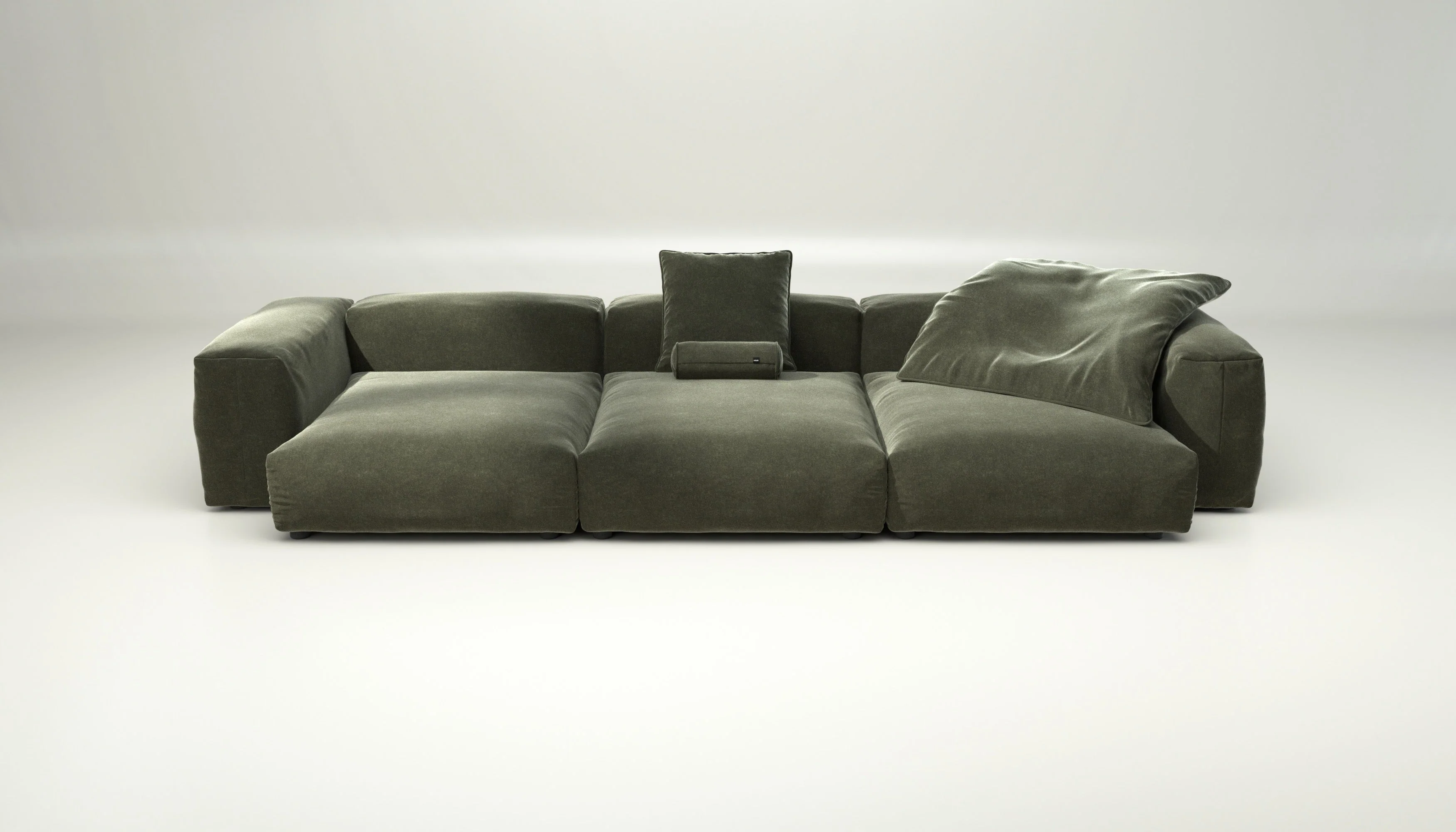 vetsak | Sofa Set 05 - Suave - Pine | Modulares Sofa | 5 Sitzer | Big Sofa | Ecksofa