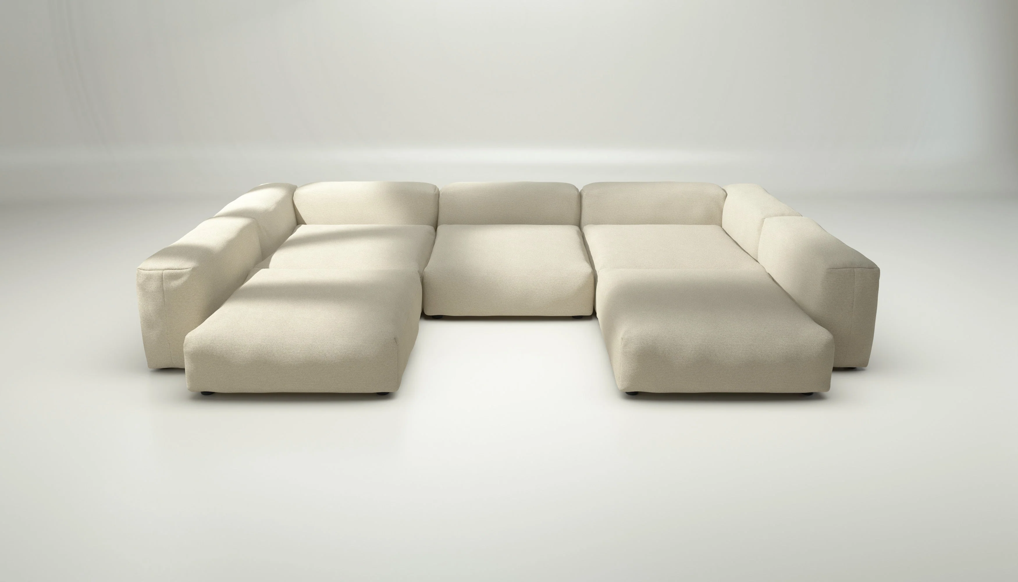 vetsak | Sofa Set 06 - Loop Loop - Duna | Modulares Sofa | 6.5 Sitzer | Big Sofa | U Sofa | Ecksofa - Image 2